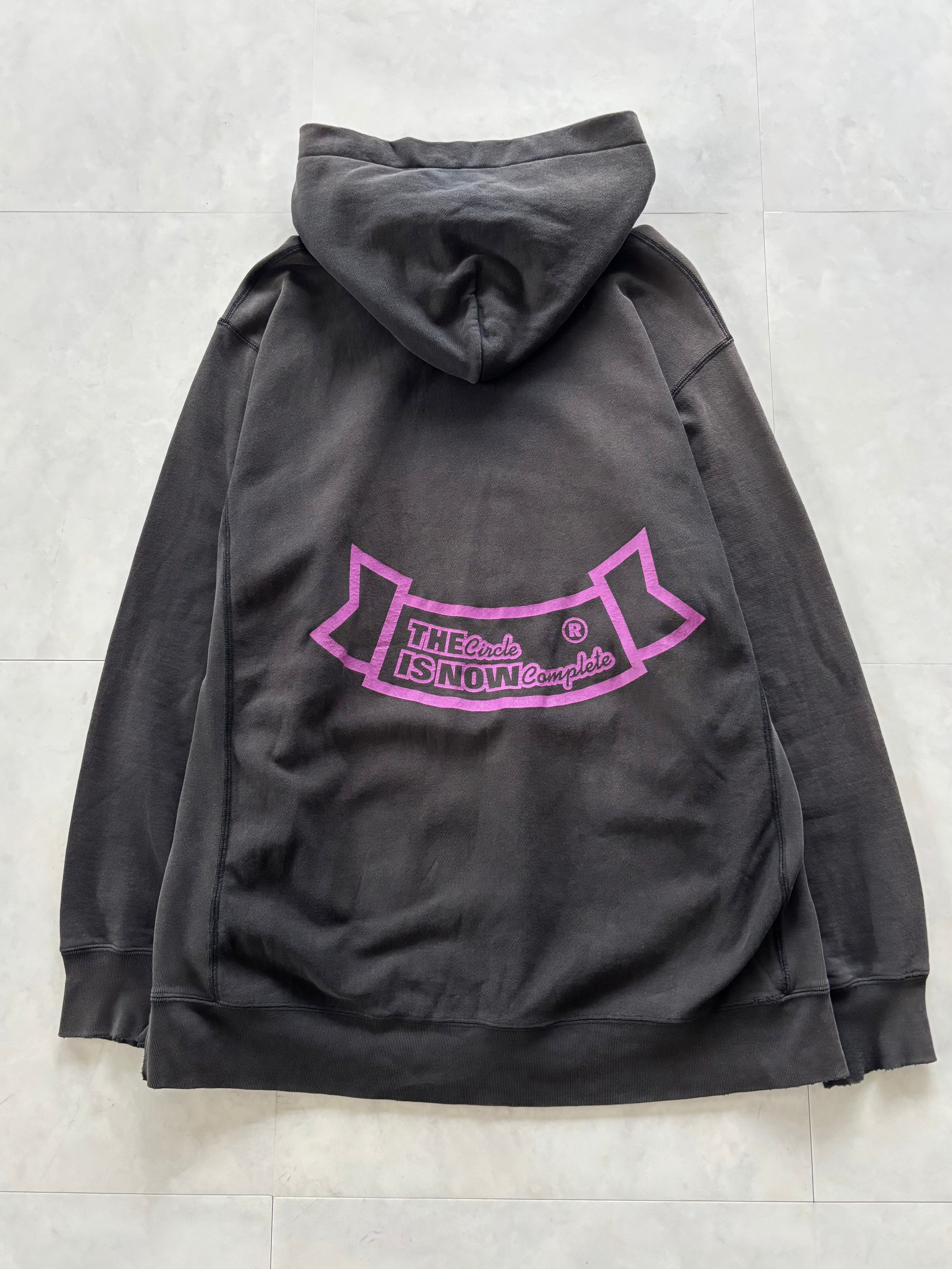 A BATHING APE® 2000s Purple Target Logo Hoodie