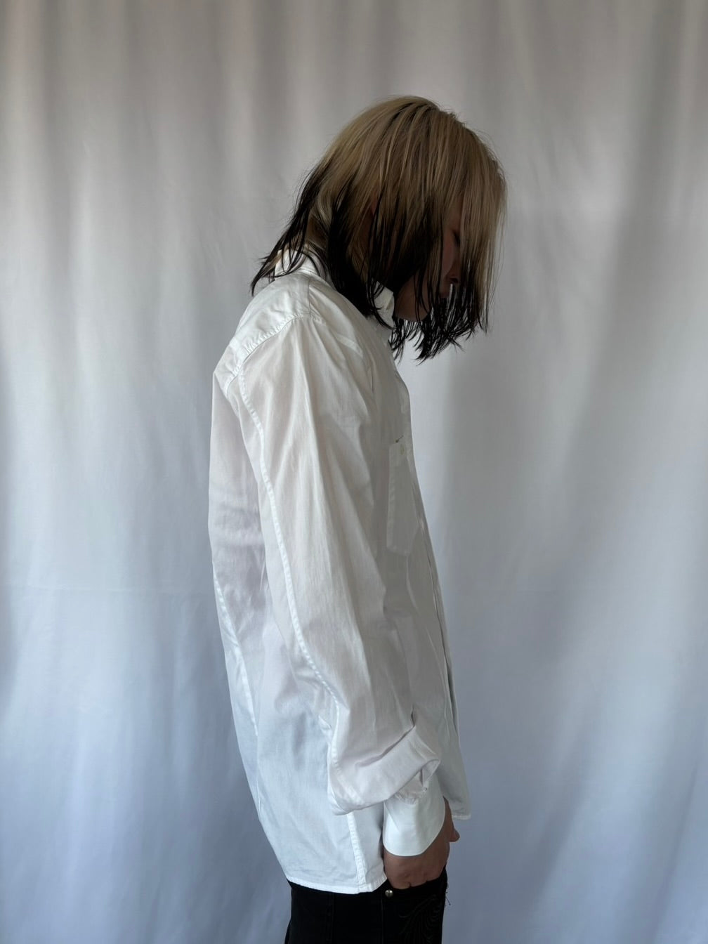 RAF SIMONS ARCHIVE MINIMAL WHITE SHIRT