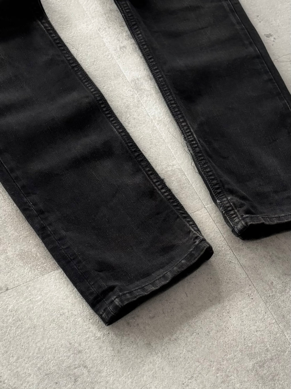DIESEL BLACK TRIBAL FADED DENIM