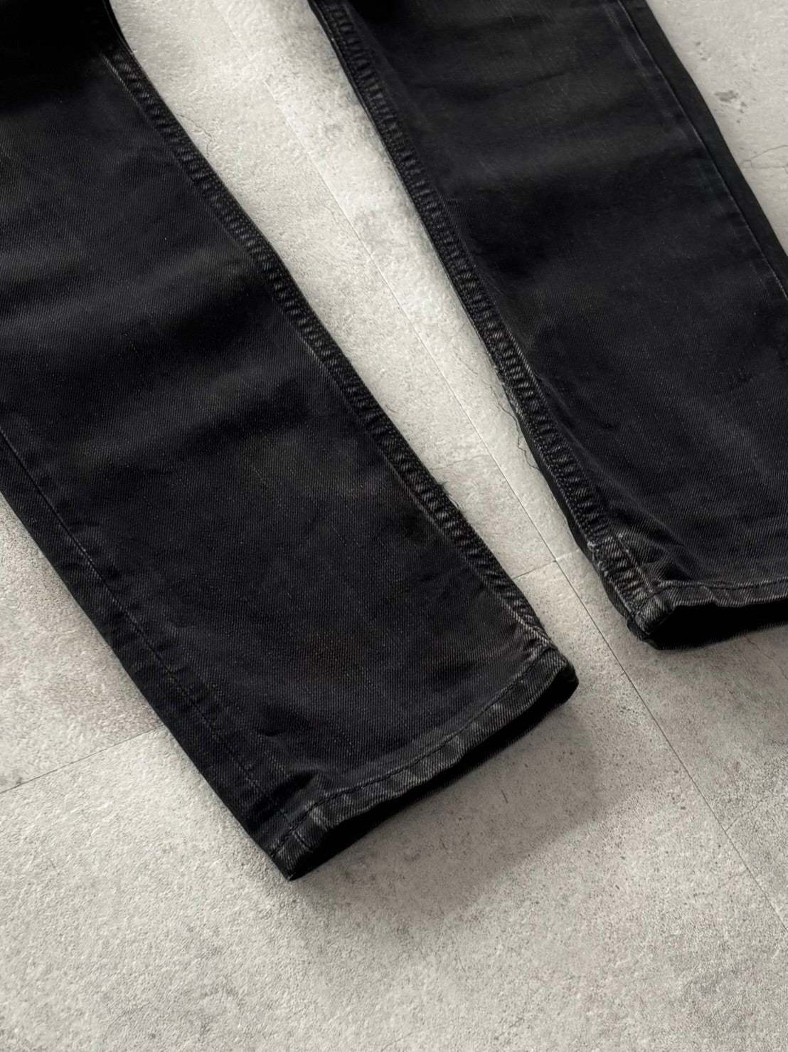 DIESEL BLACK TRIBAL FADED DENIM