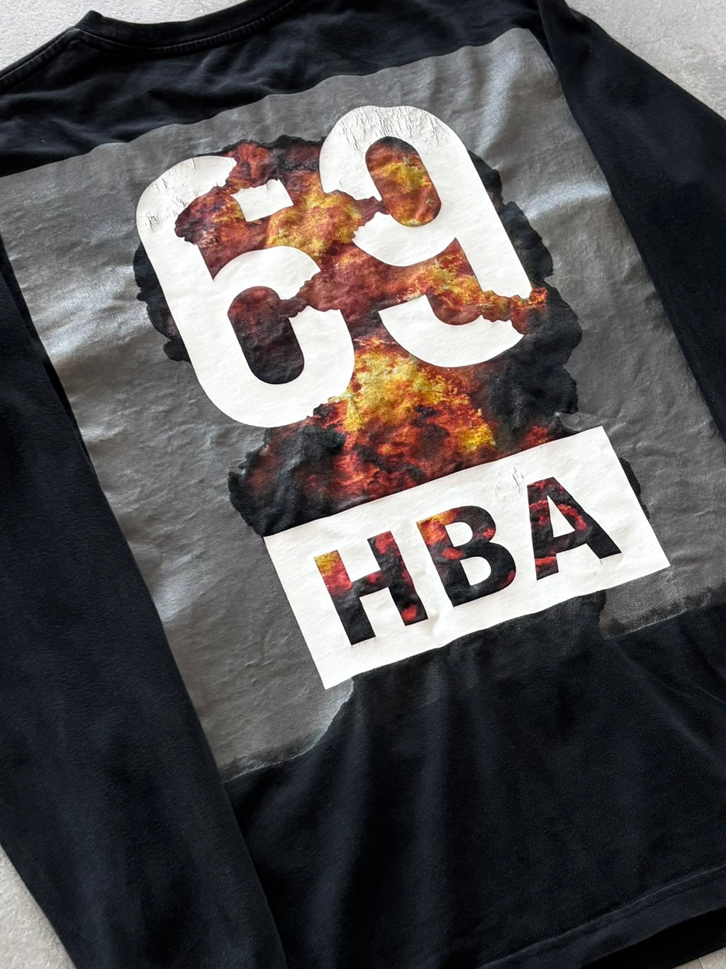 HBA 69 FIRE BACK PRINT LONG SLEEVE