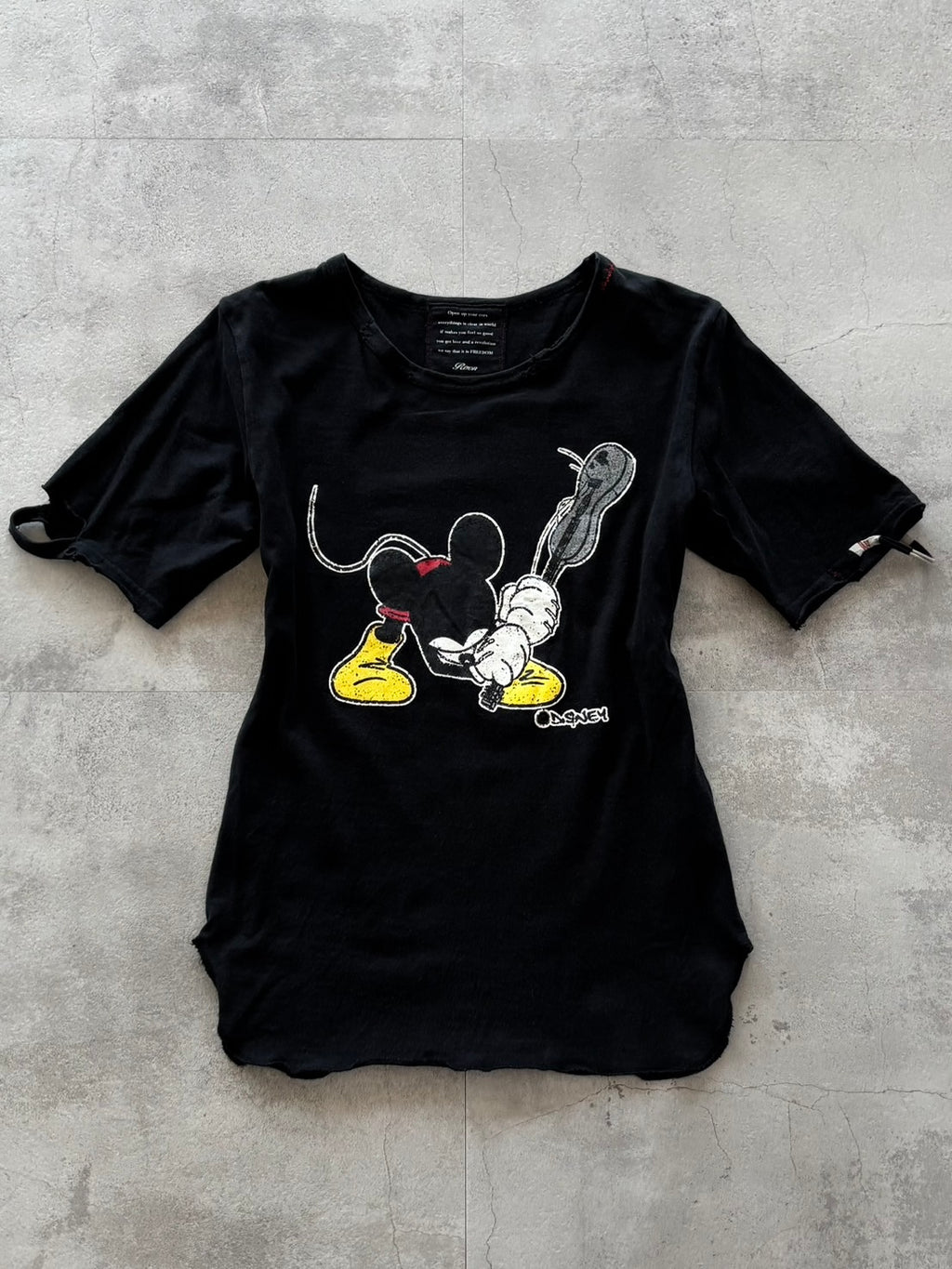 ROEN MICKEY DESTROY GRAPHIC TEE