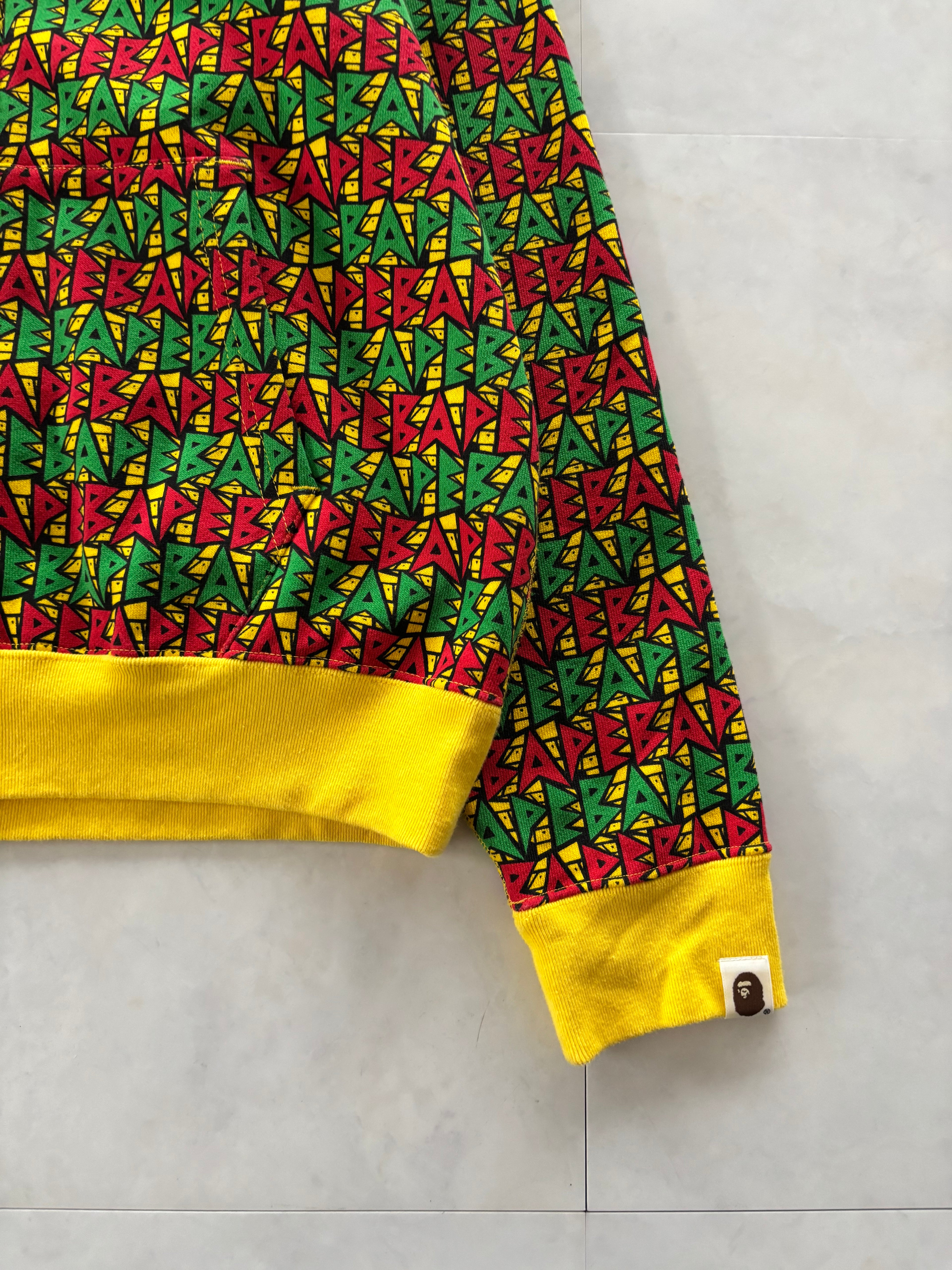 A BATHING APE® “Color Madness All-Over Zip Hoodie
