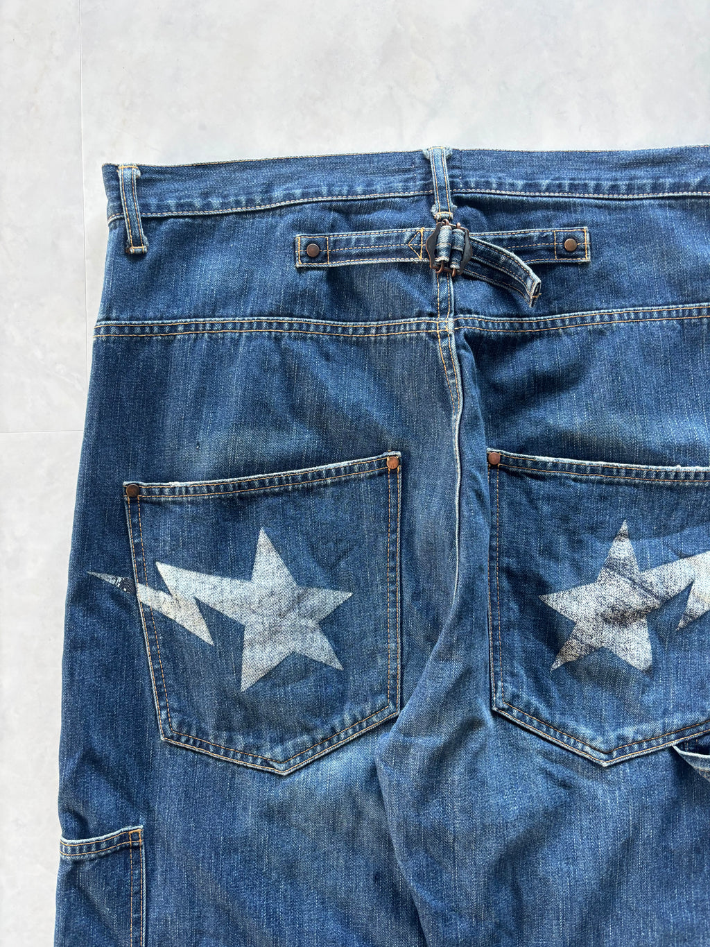 BAPE 2000s Star Painter Denim