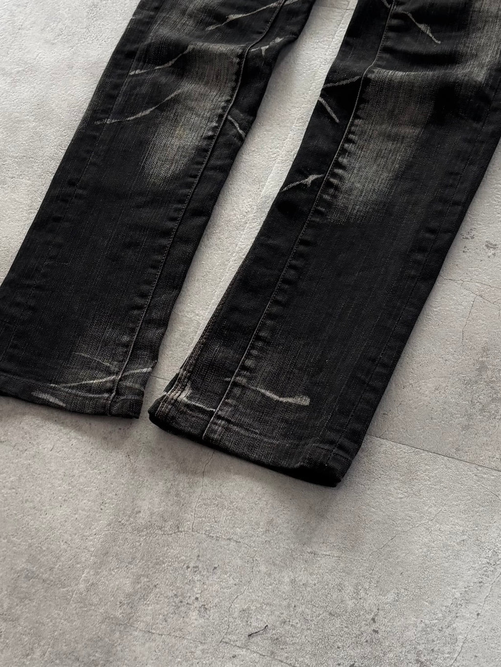 NICOLE CLUB SHADOW SCRATCH DENIM