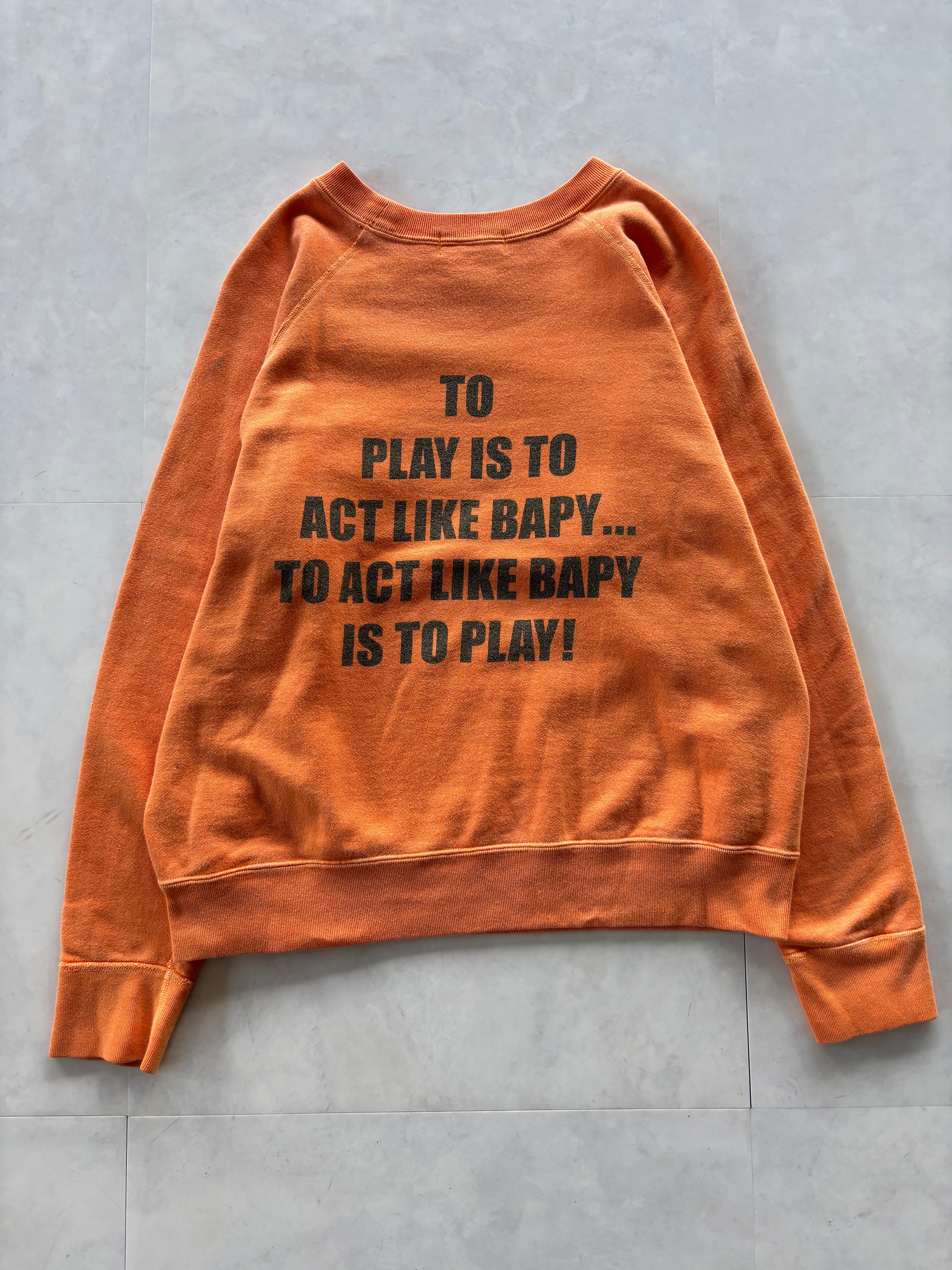 A BATHING APE® CHIMP-GIRL Milo Crewneck