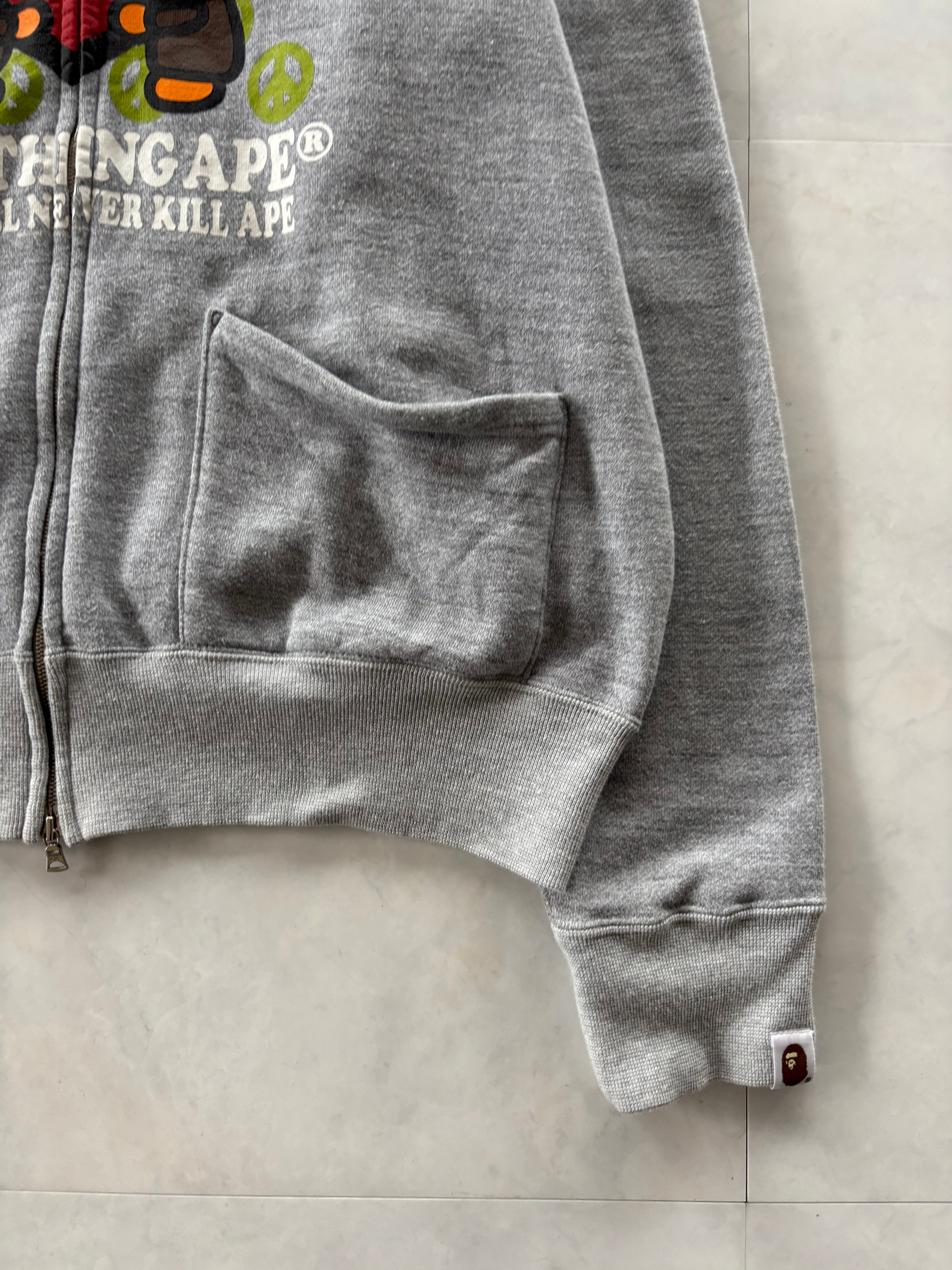 A BATHING APE® Peaceful Animals Zip Hoodie