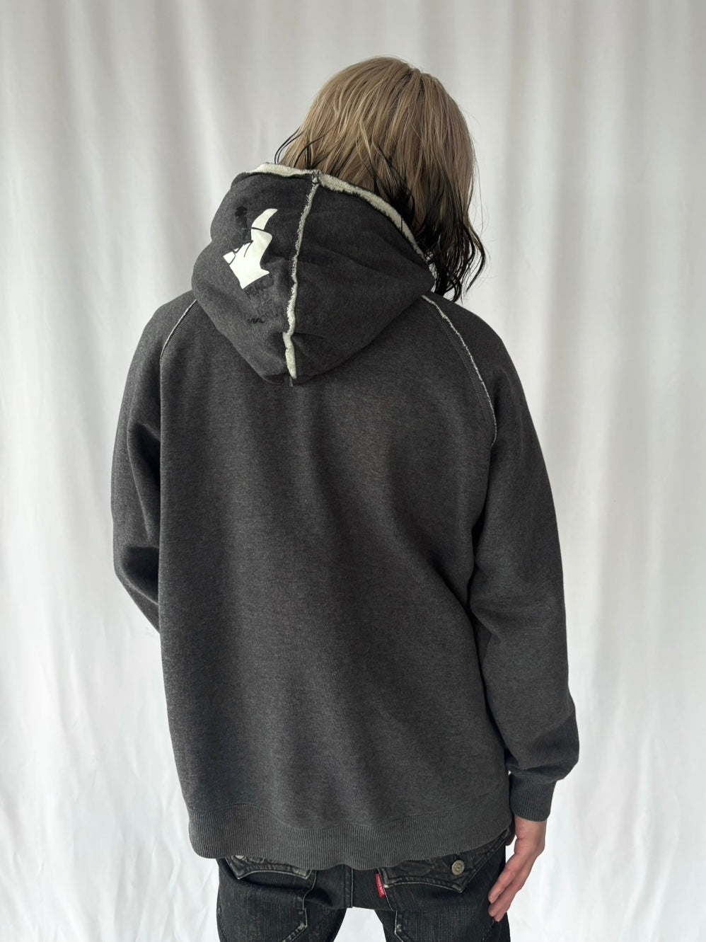 PPFM Anatomy Skull Raw-Cut Hoodie
