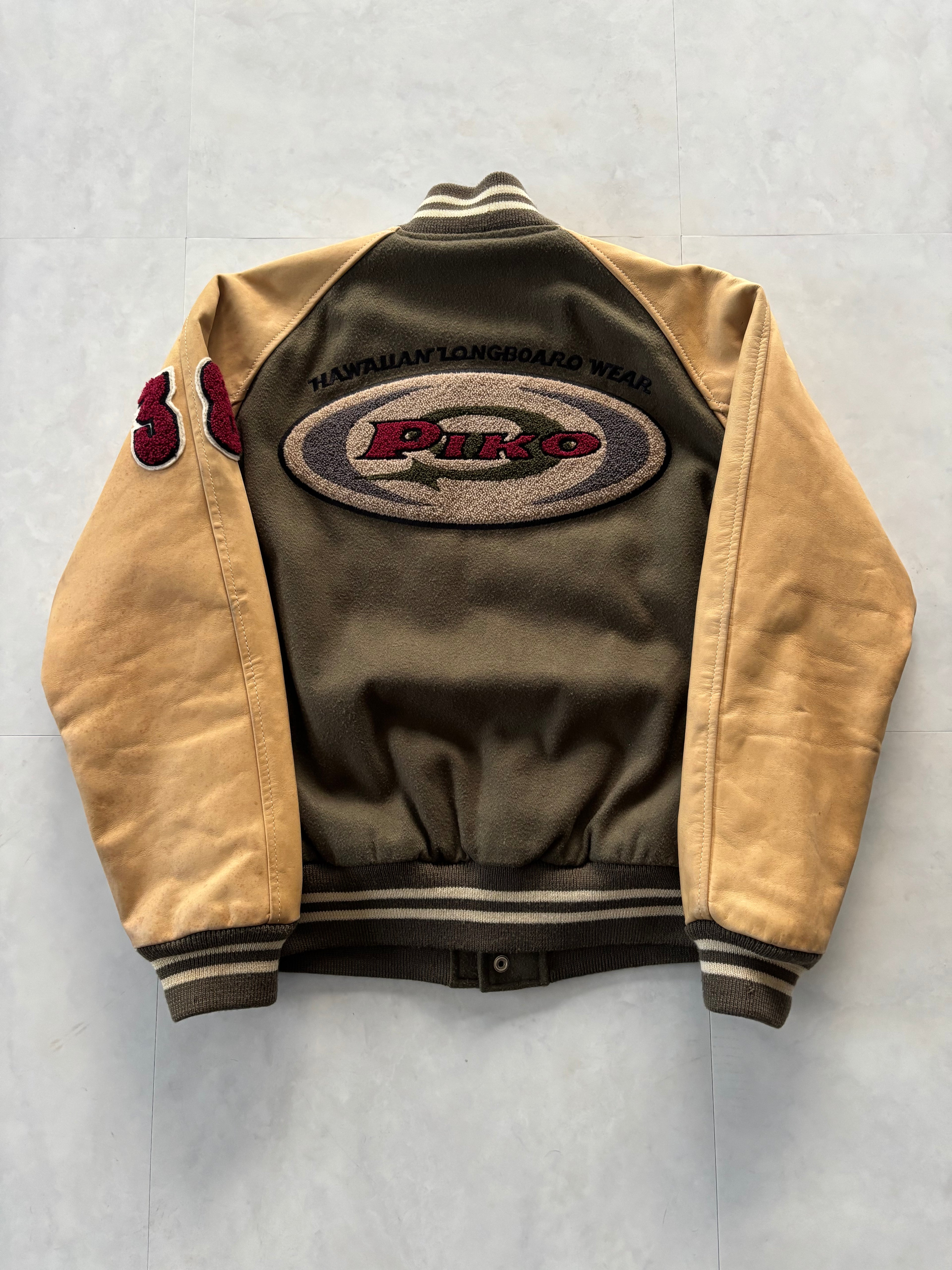 PIKO Hawaiian Longboard Varsity Jacket