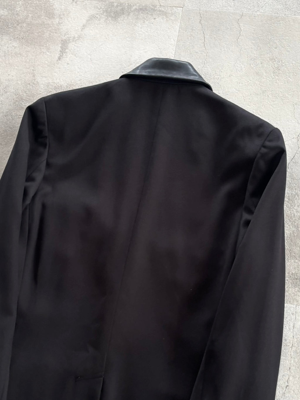 FUGA Satin Lapel Tailored Jacket