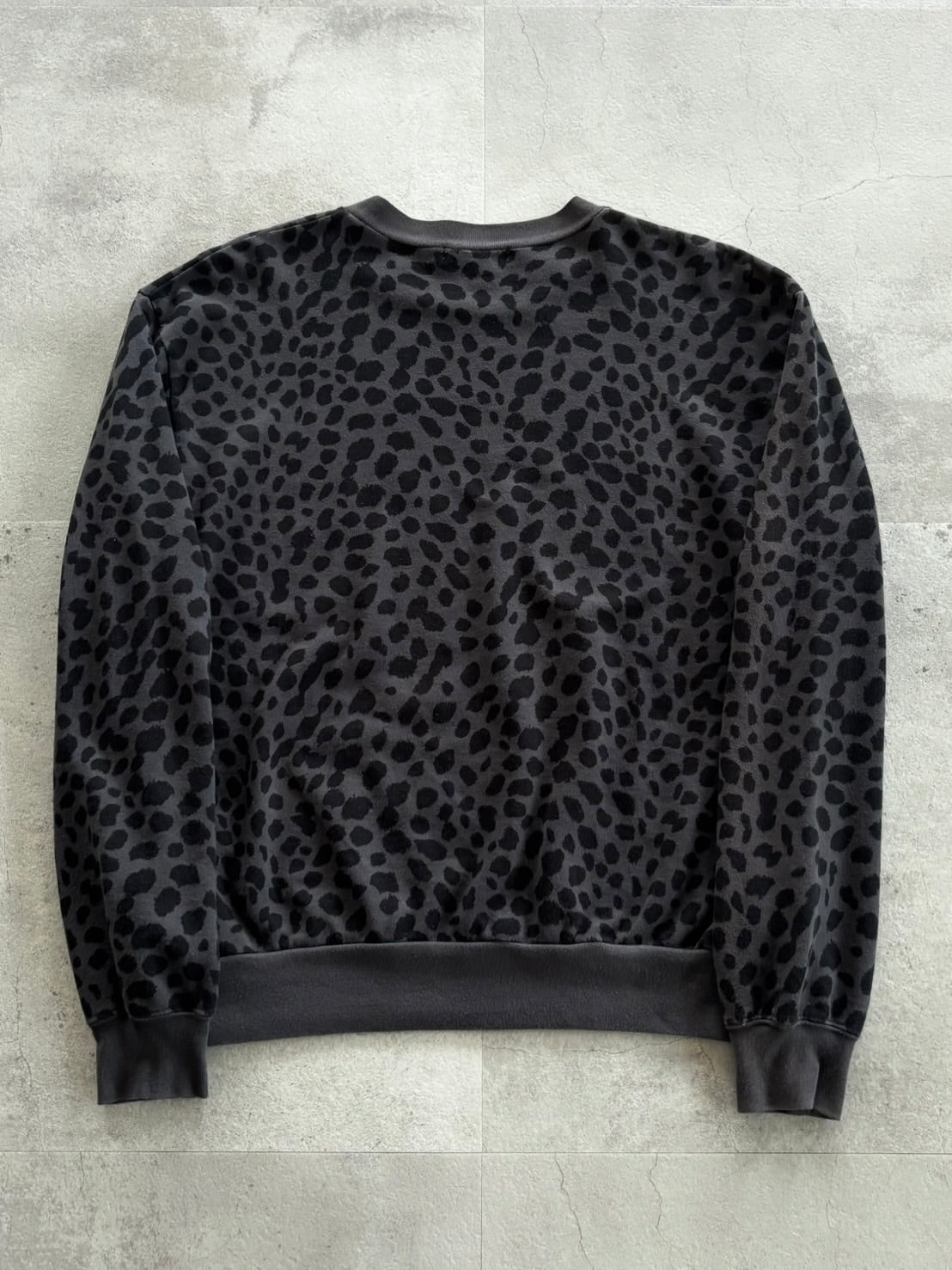 HYSTERIC GLAMOUR scream leopard crewneck