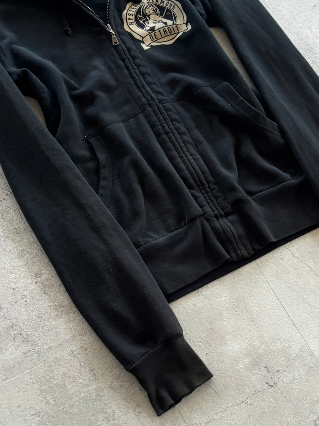 HYSTERIC GLAMOUR Guitar Girl Zip Hoodie