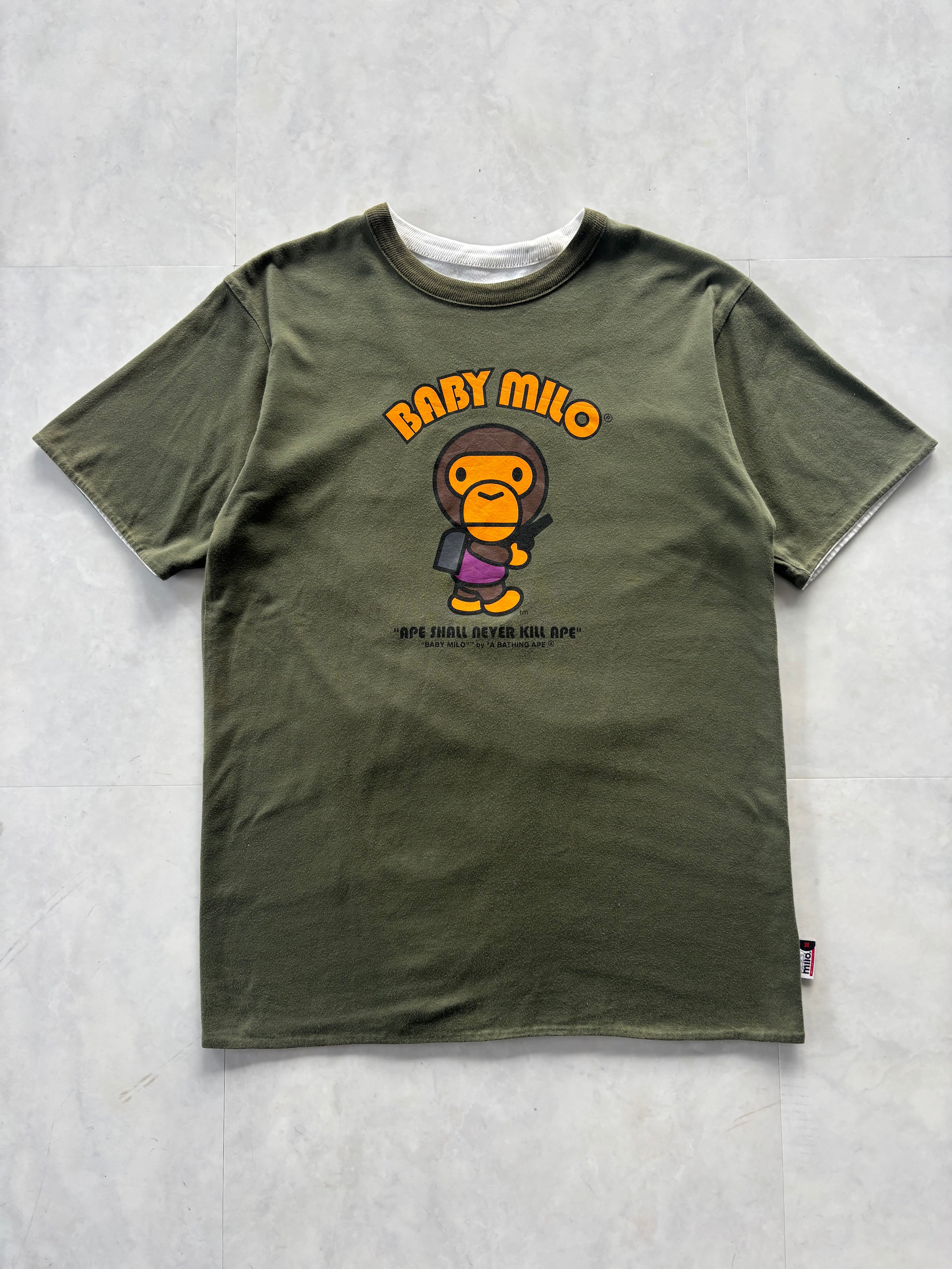 A Bathing Ape® BABY MILO Shovel Graphic Tee
