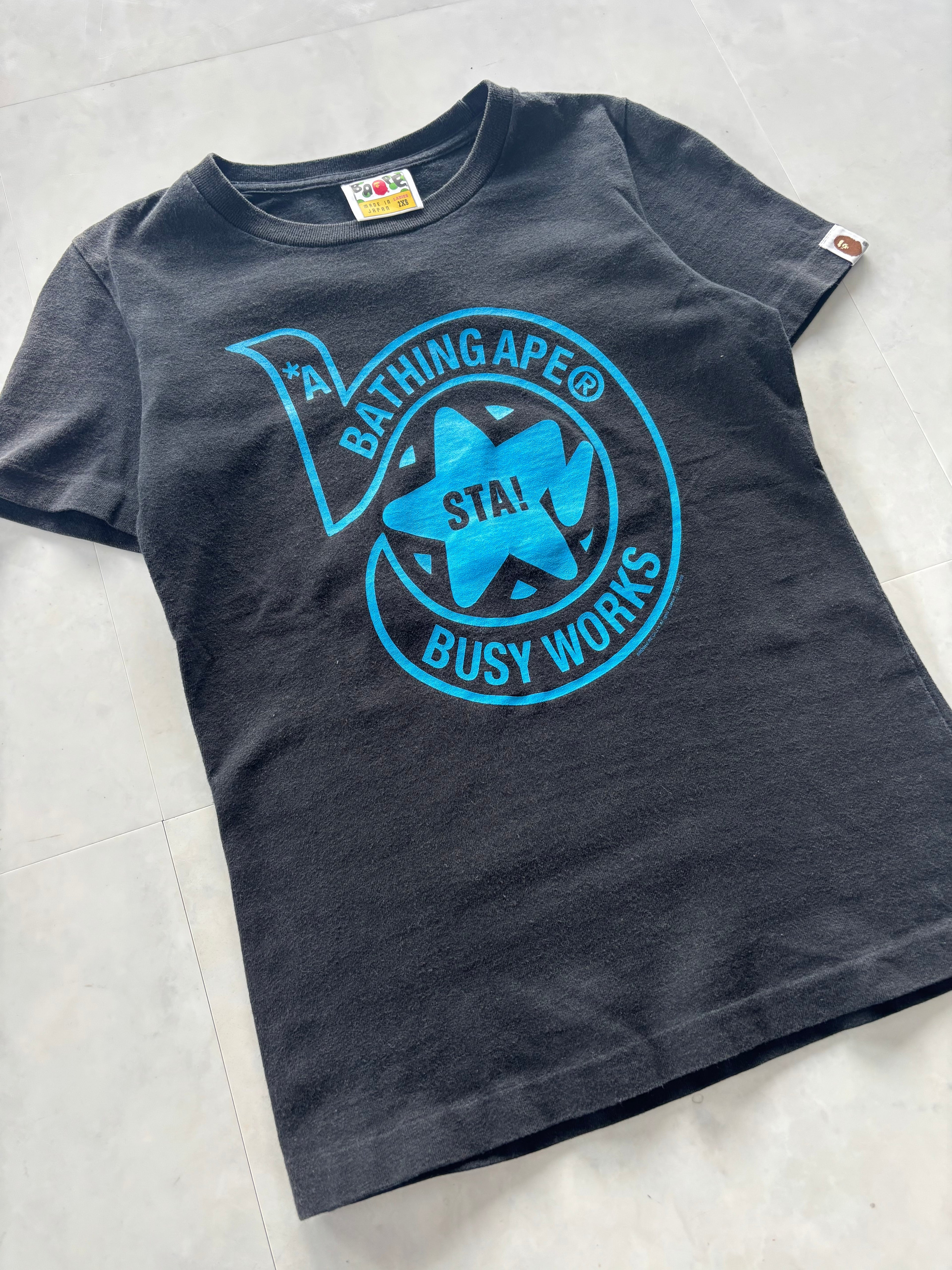 A Bathing Ape® Busy Works STA Logo Tee