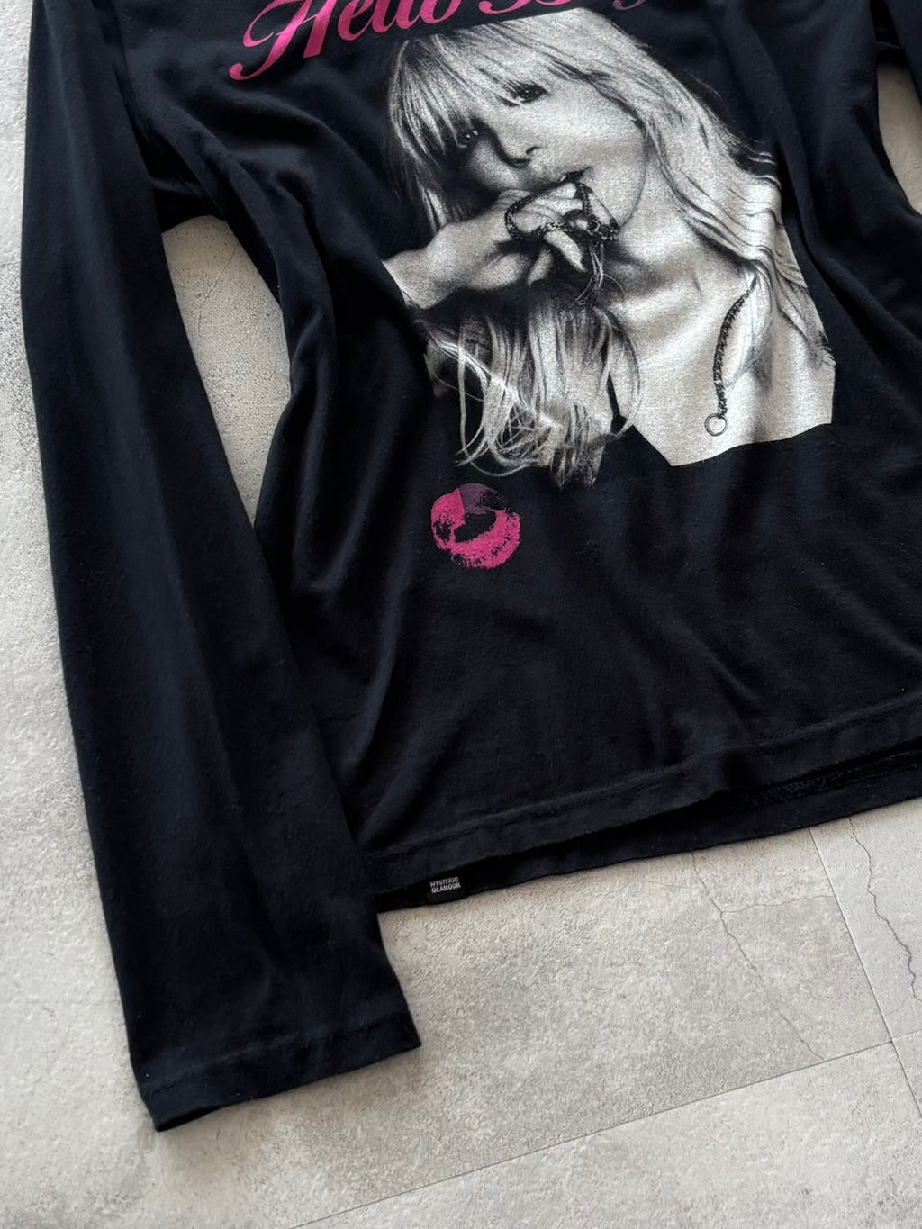 HYSTERIC GLAMOUR HELLO BOYS GIRL LONG SLEEVE
