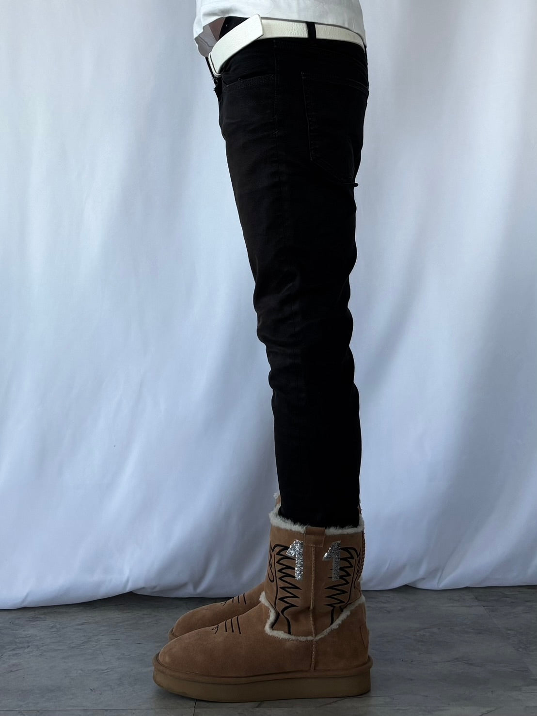 PHENOMENON OBSIDIAN BLACK SKINNY DENIM