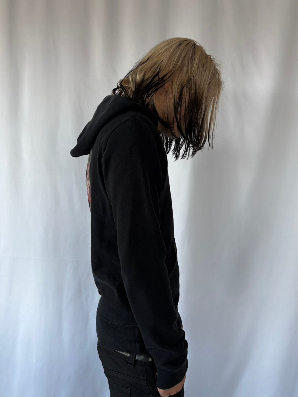 HYSTERIC GLAMOUR BLOOD SKULL BERRY HOODIE
