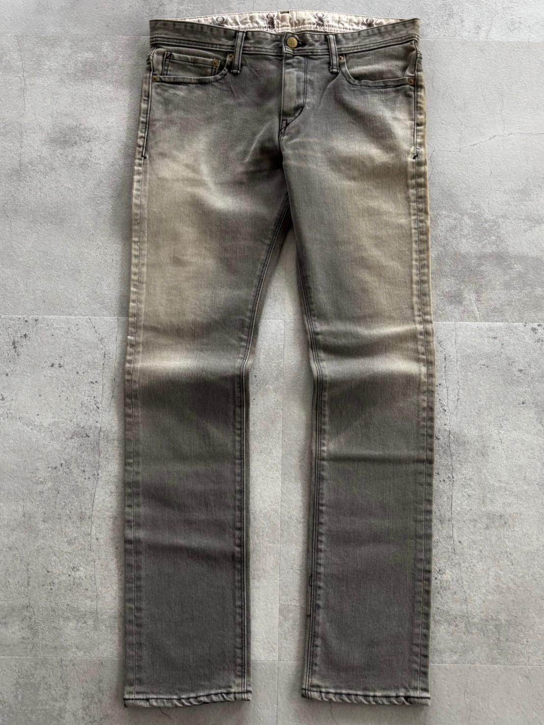 PHENOMENON Back Logo Stitch Denim