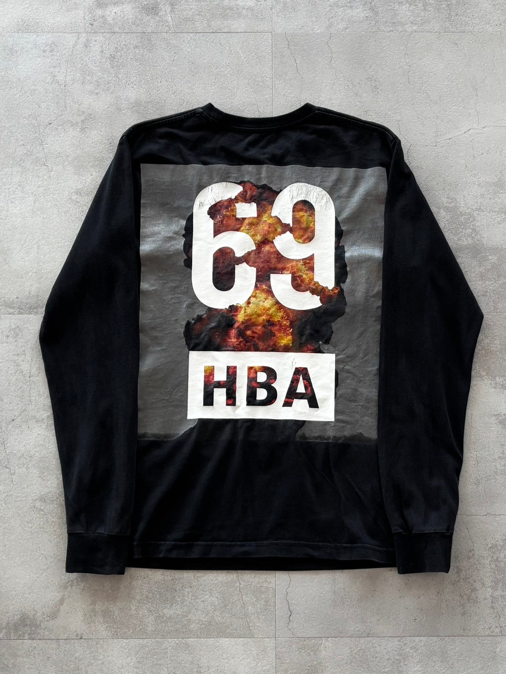 HBA 69 FIRE BACK PRINT LONG SLEEVE
