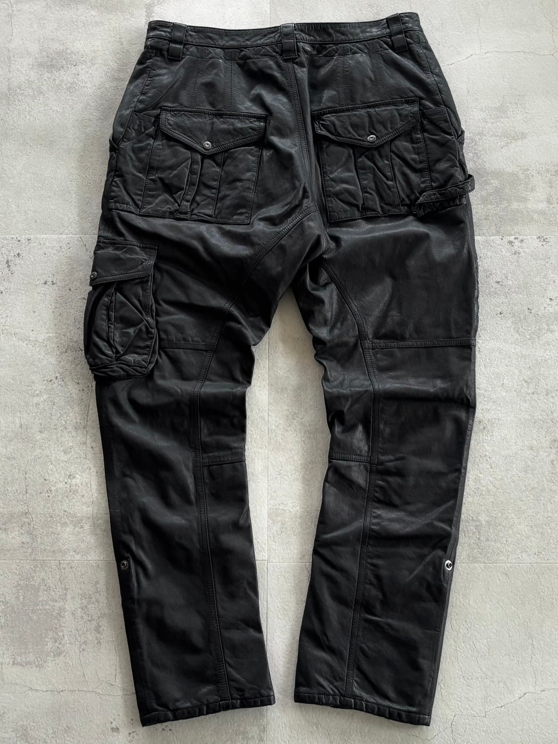PPFM Sarouel Leather Cargo Pants