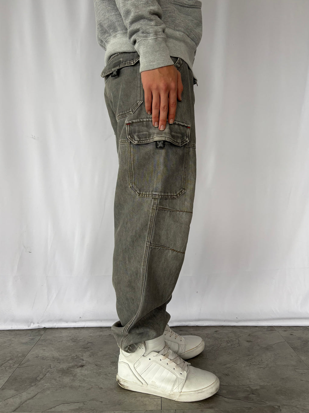 PIKO Multi-Stitch Work Cargo Denim