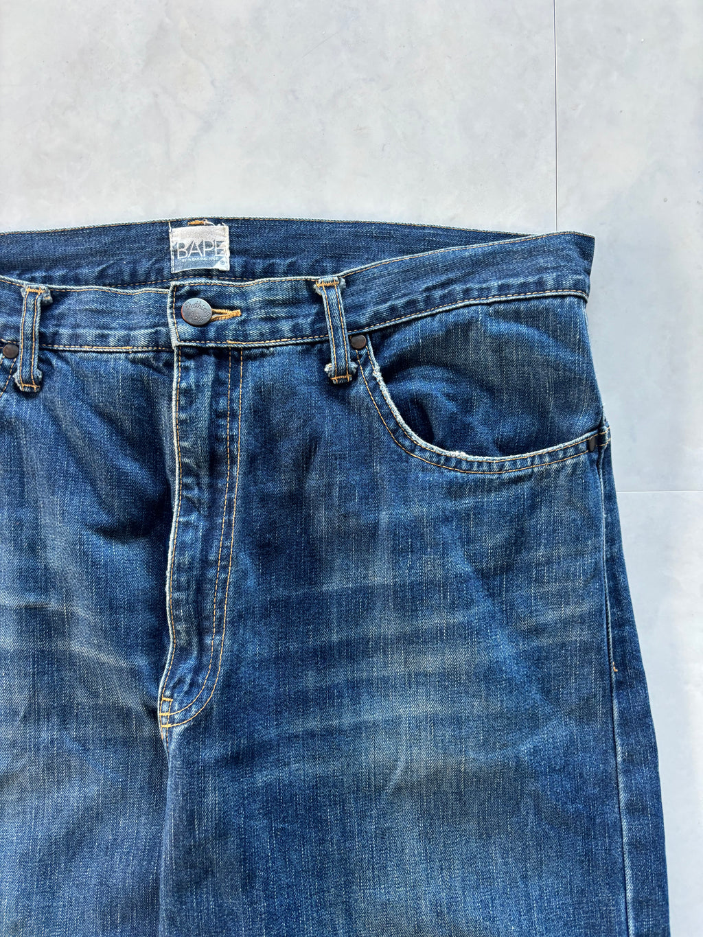 BAPE 2000s Star Painter Denim