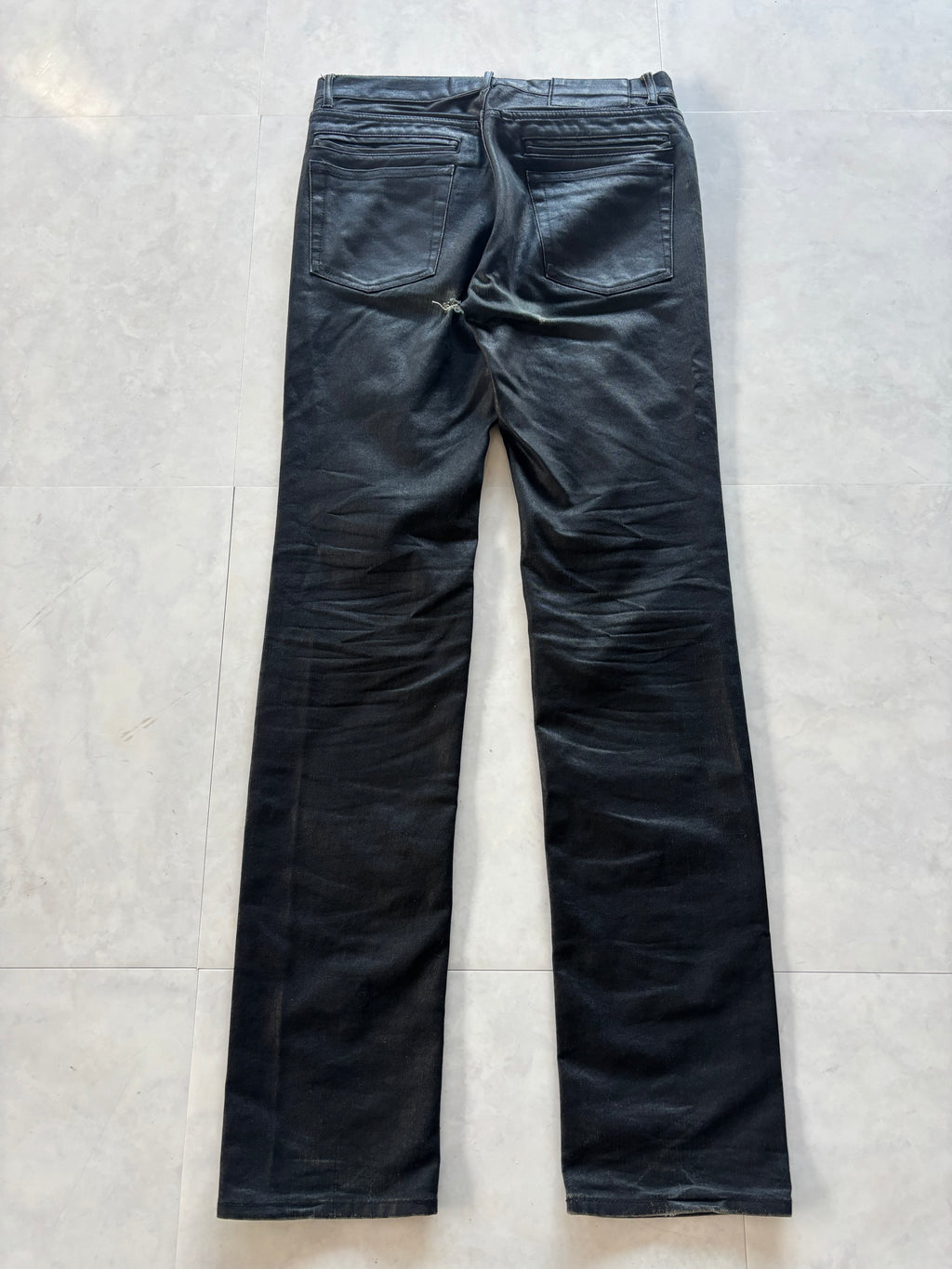 MARC JACOBS Coated Black Denim