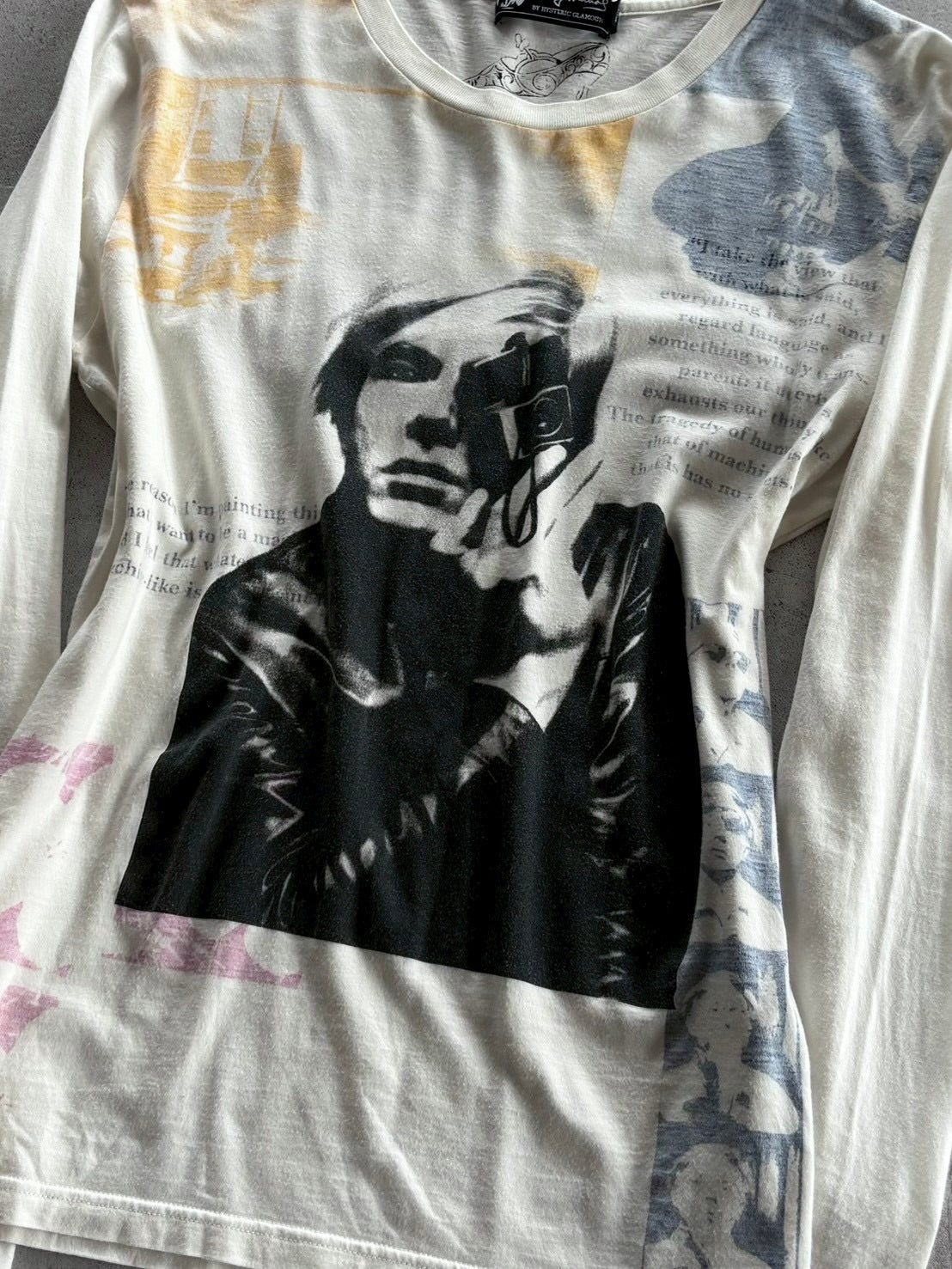 HYSTERIC GLAMOUR Photo Graphic Long Sleeve