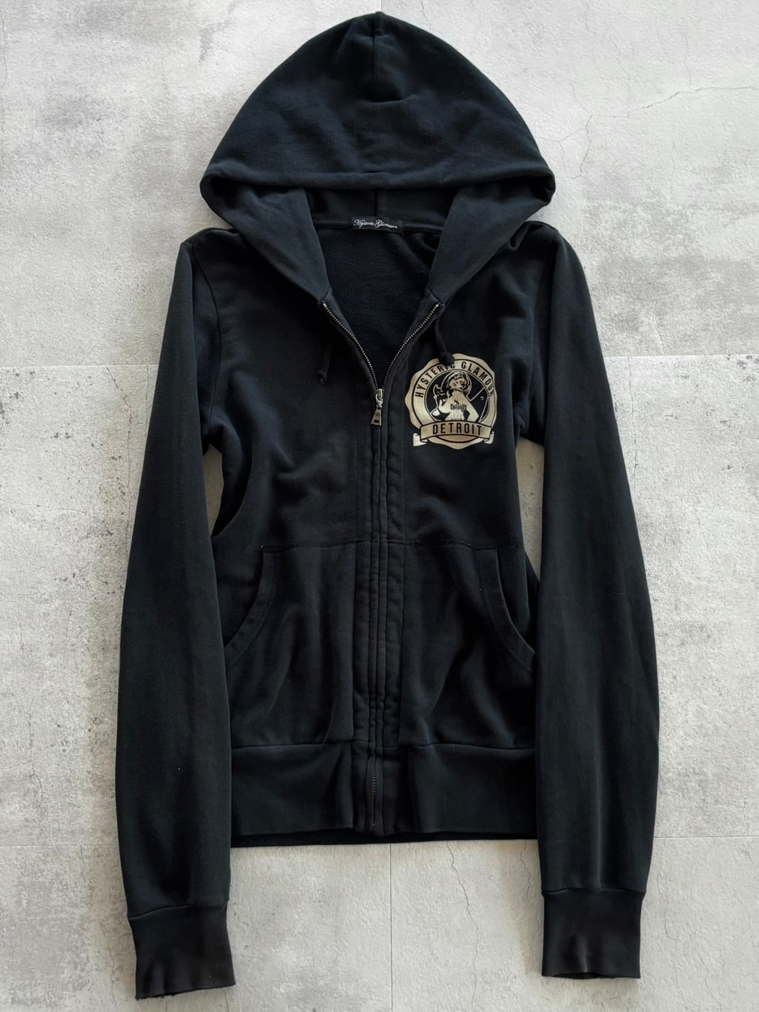 HYSTERIC GLAMOUR Guitar Girl Zip Hoodie