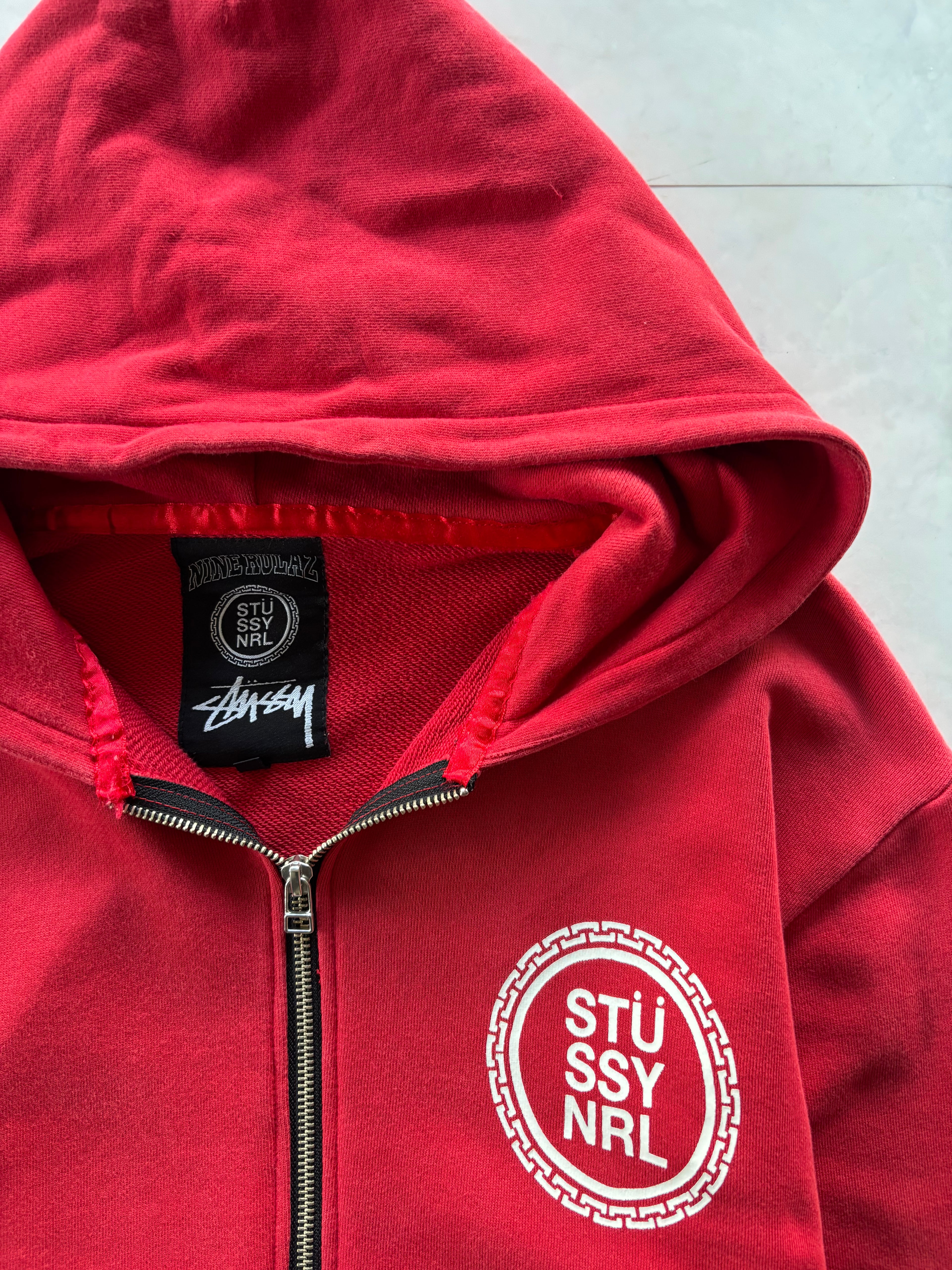 STUSSY Dragon Skull Zip Hoodie
