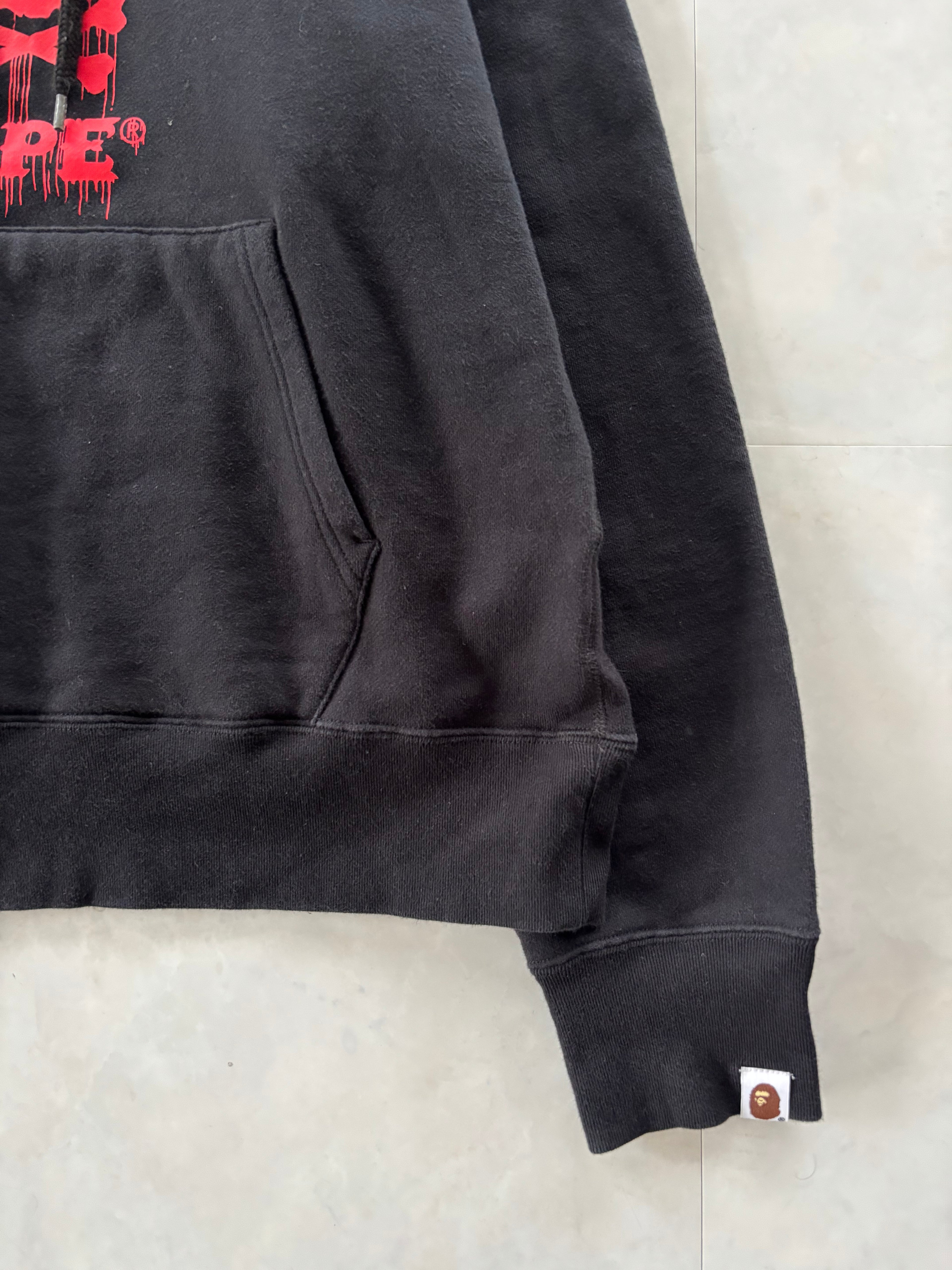 A BATHING APE® Bloody Skull Logo Hoodie