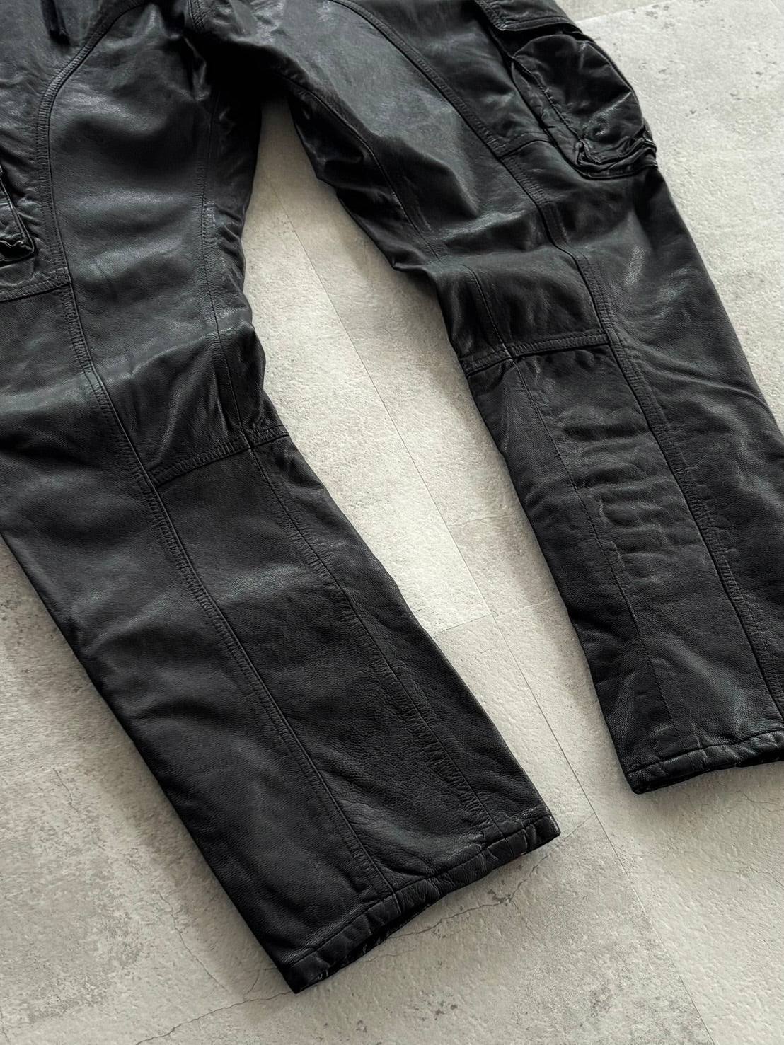 PPFM Sarouel Leather Cargo Pants