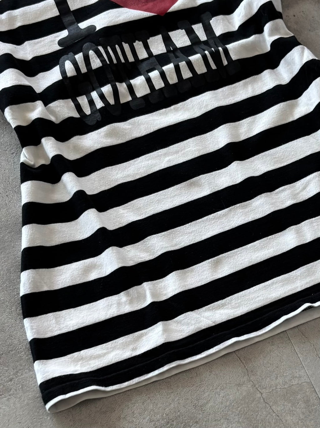 NUMBER (N)INE I LOVE GOTHAM BORDER TEE