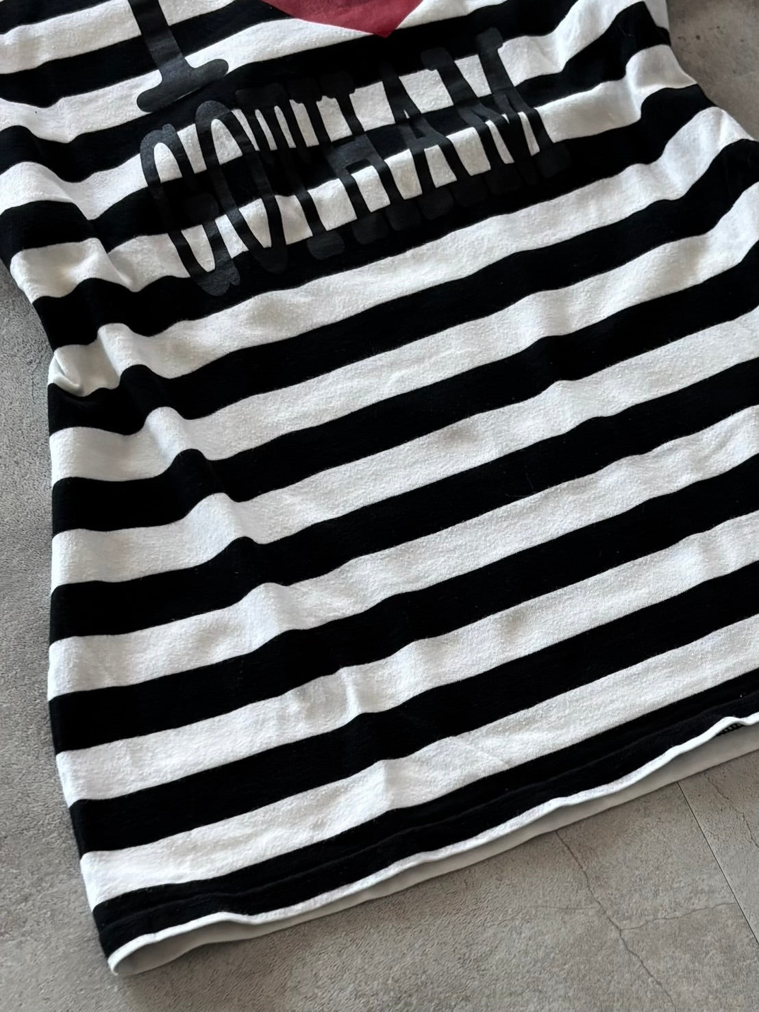 NUMBER (N)INE I LOVE GOTHAM BORDER TEE