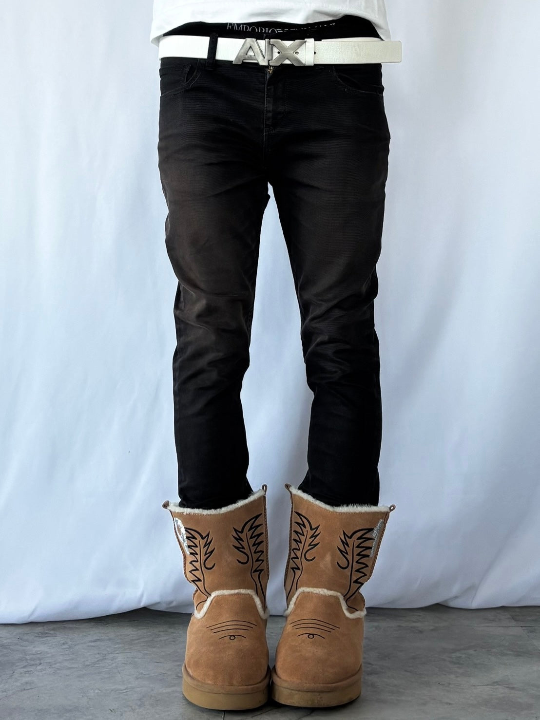 PHENOMENON OBSIDIAN BLACK SKINNY DENIM