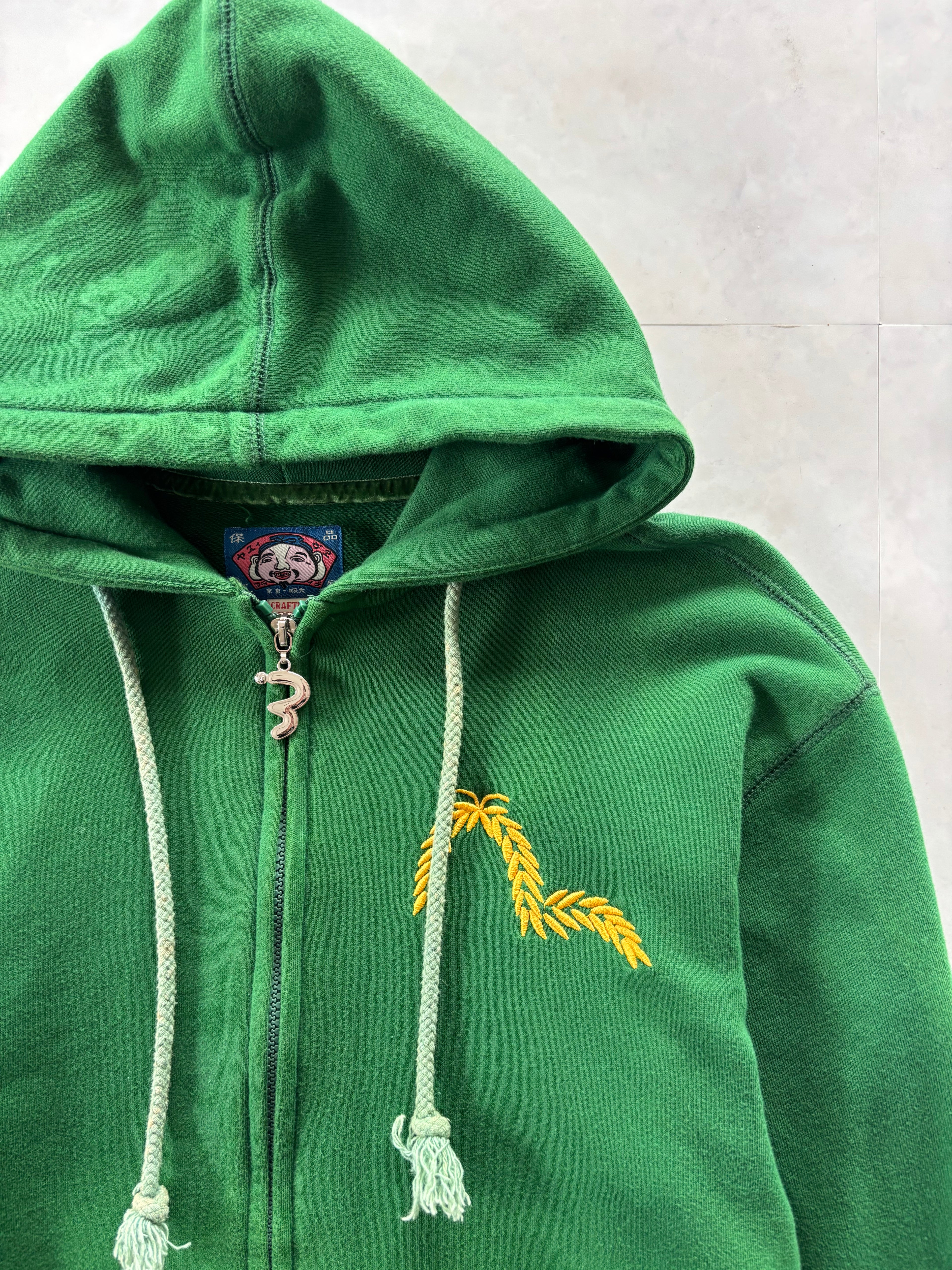 EVISU Koi & Fuji Japanese Art Zip Hoodie