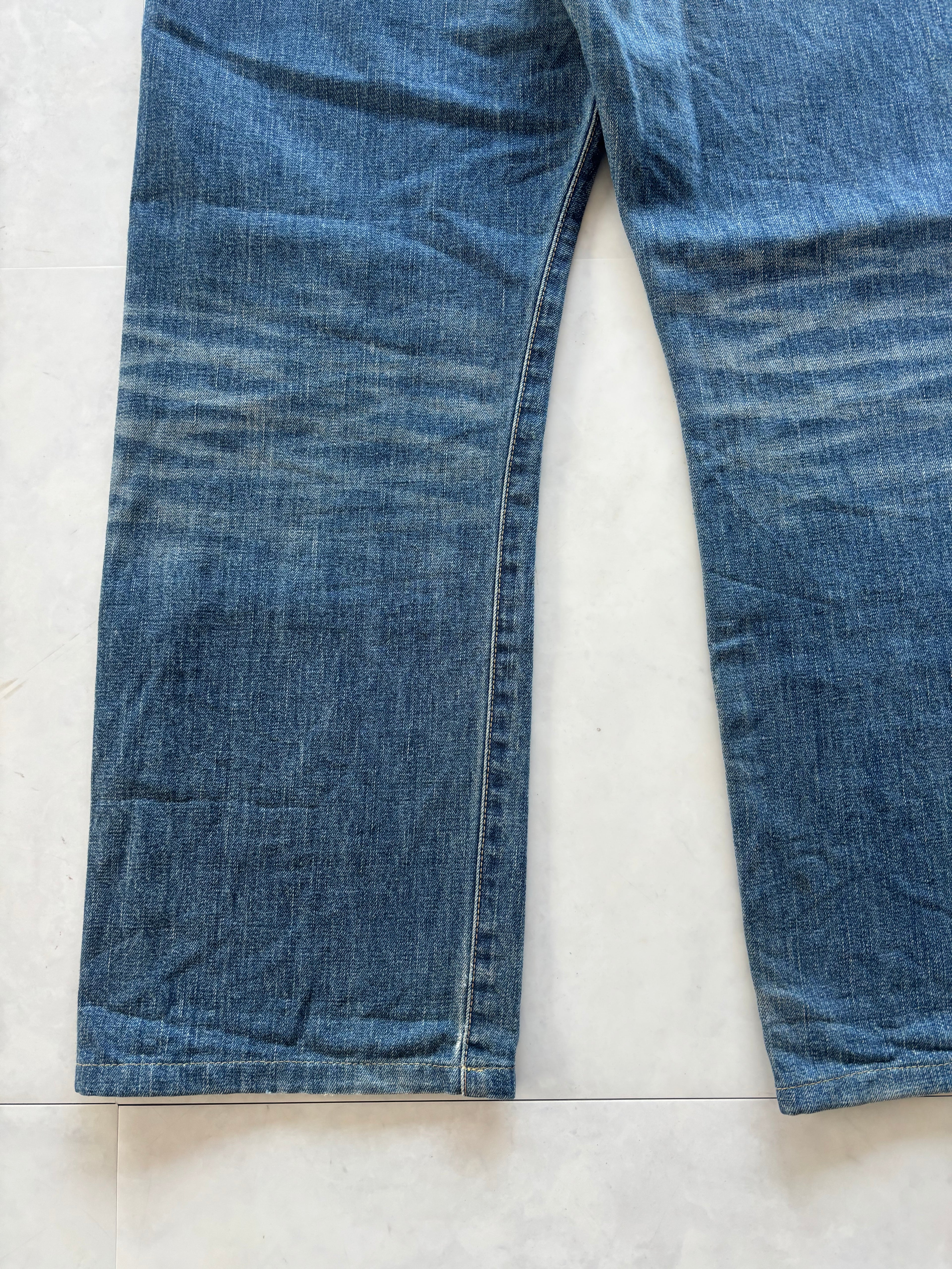 A BATHING APE 2000s Back BAPE Paint Jeans