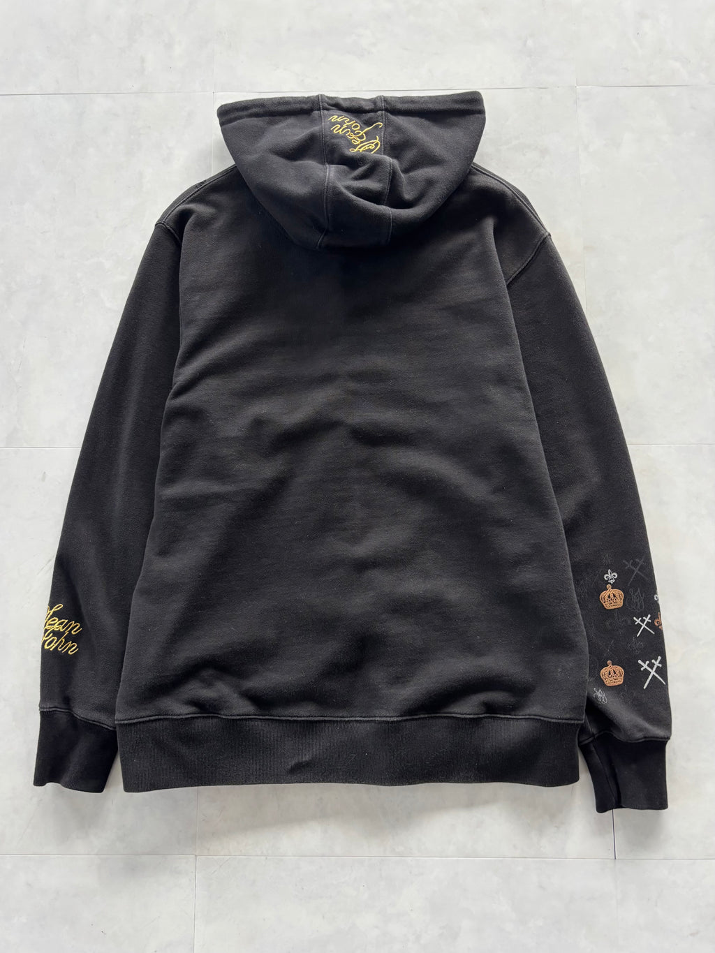 SEAN JOHN Royal Crest Embroidery Zip Hoodie