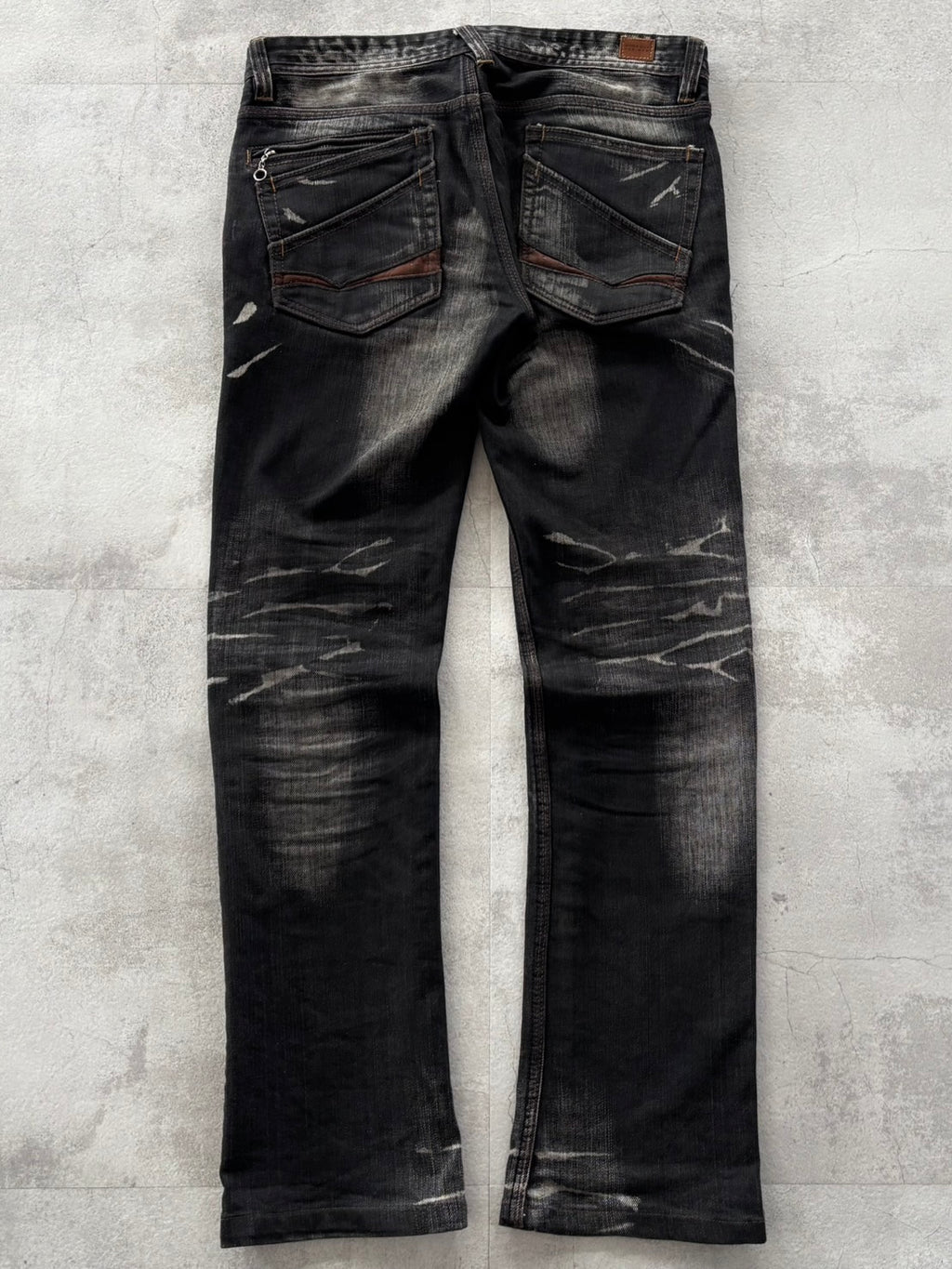 NICOLE CLUB SHADOW SCRATCH DENIM