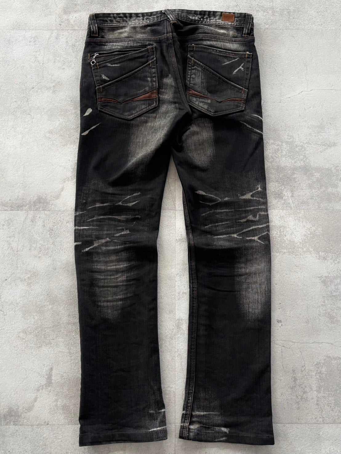 NICOLE CLUB SHADOW SCRATCH DENIM