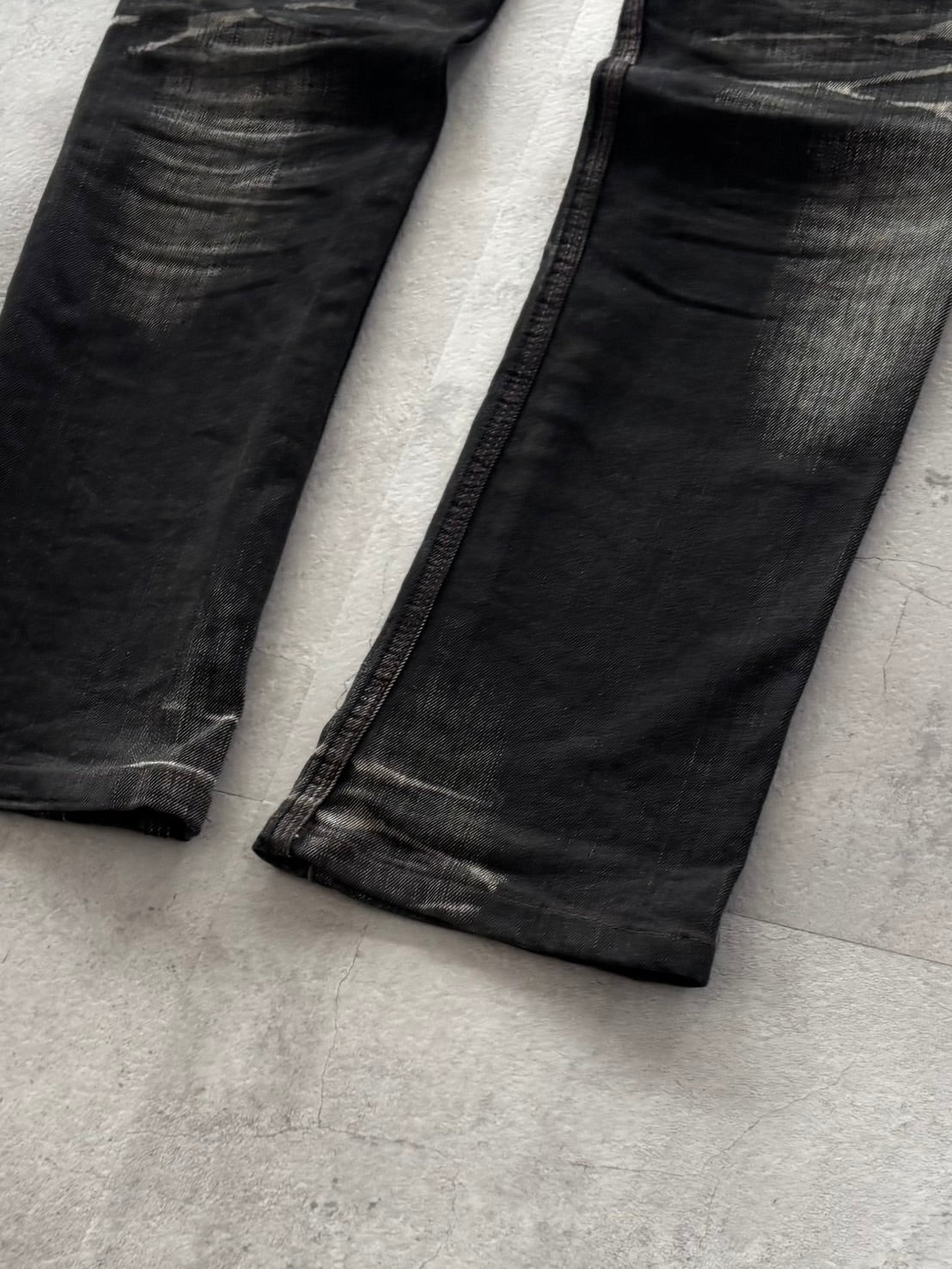 NICOLE CLUB SHADOW SCRATCH DENIM