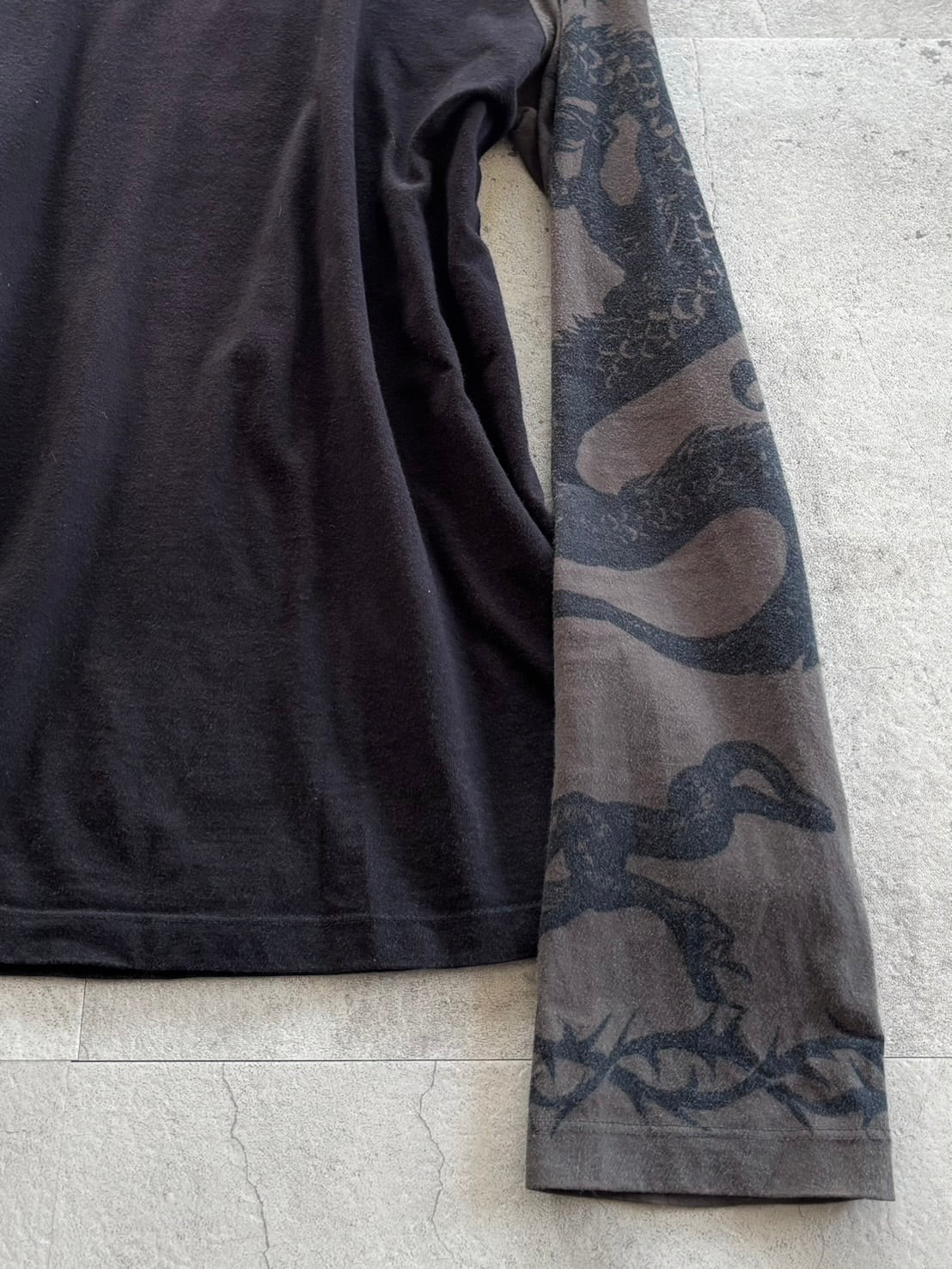 Jean Paul Gaultier Dragon Sheer Sleeve Long Sleeve