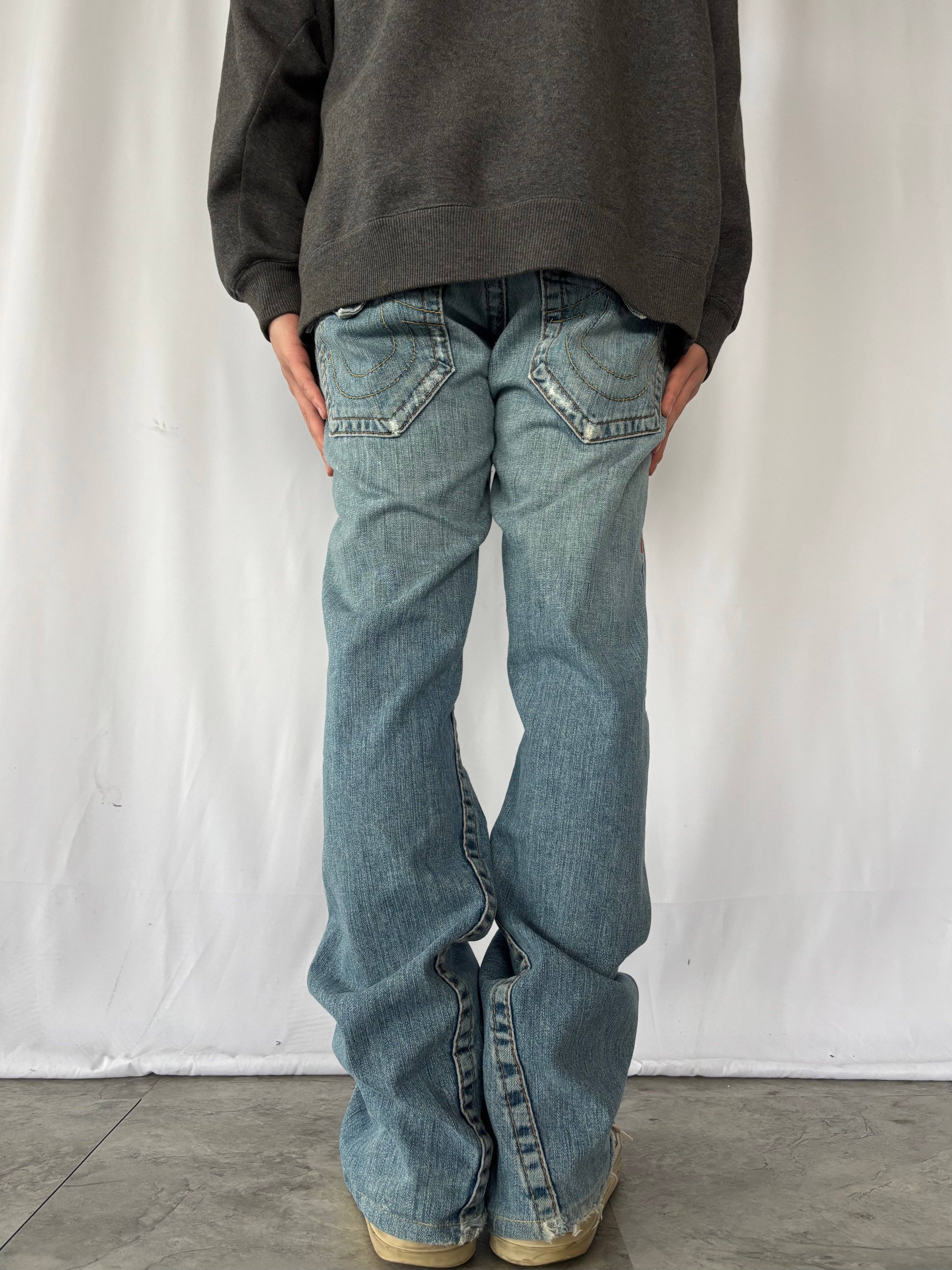 TRUE RELIGION flare denim pants