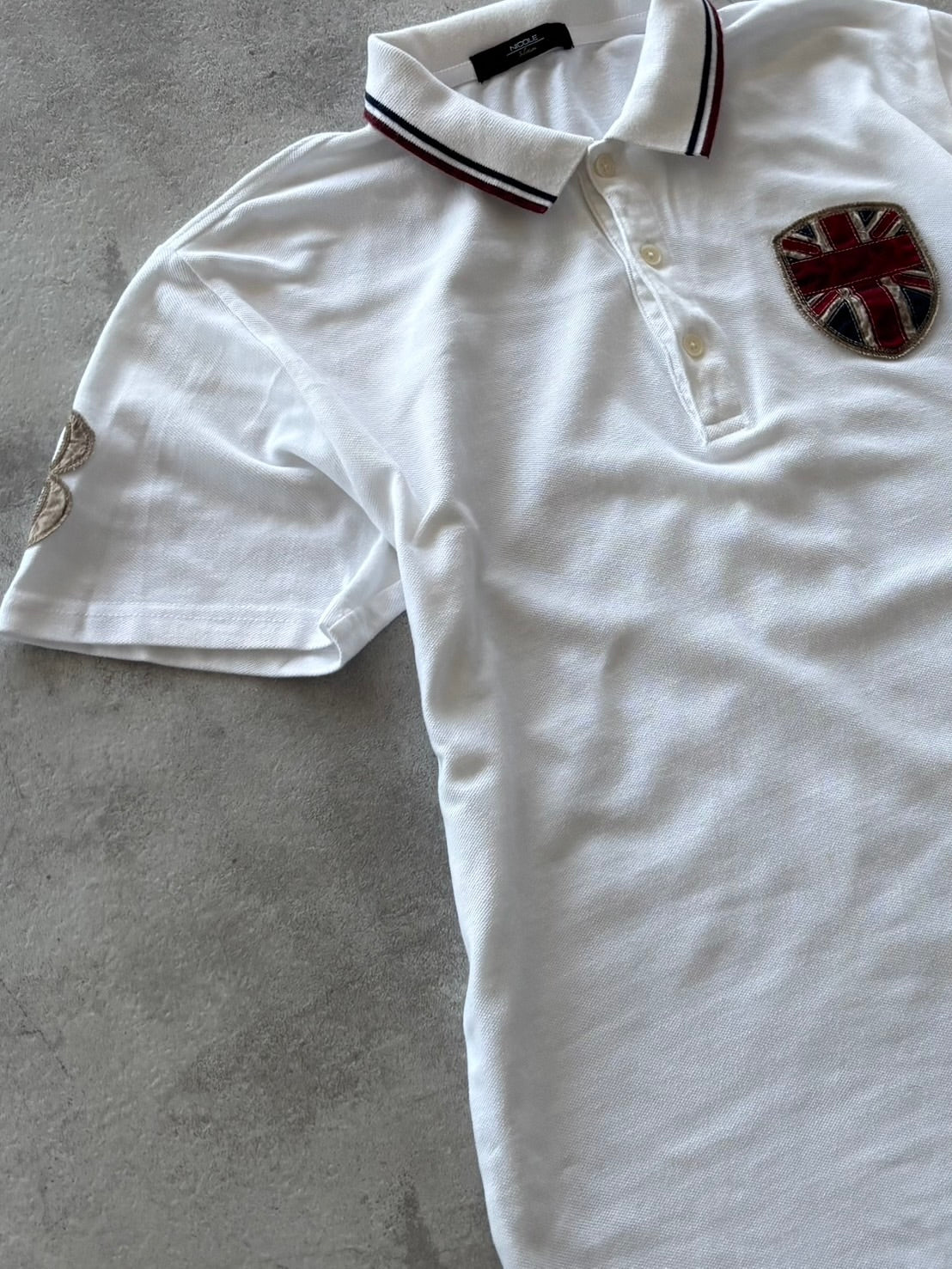NICOLE CLUB UNION CREST POLO SHIRT