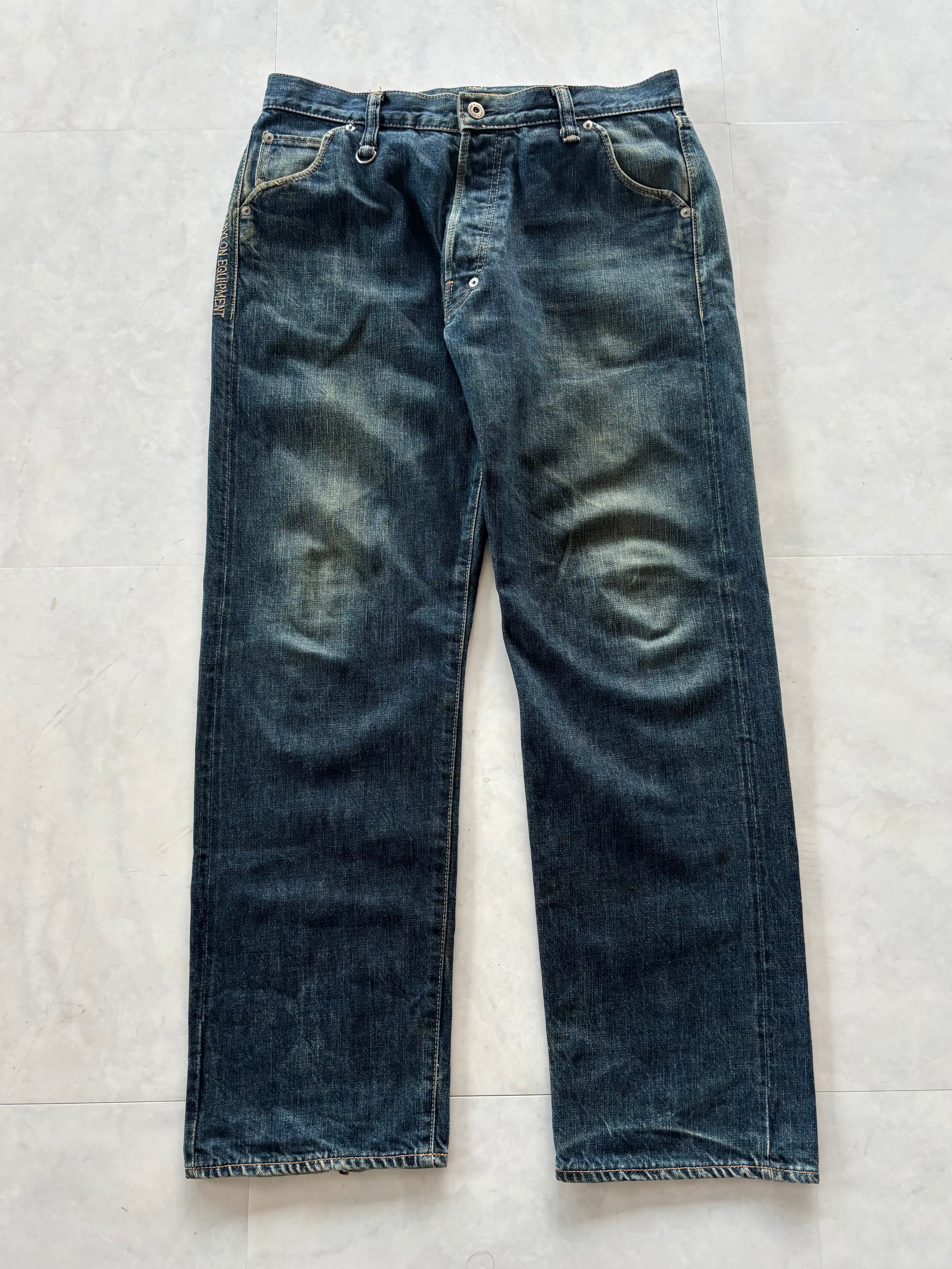 NITRAID fade denim pants