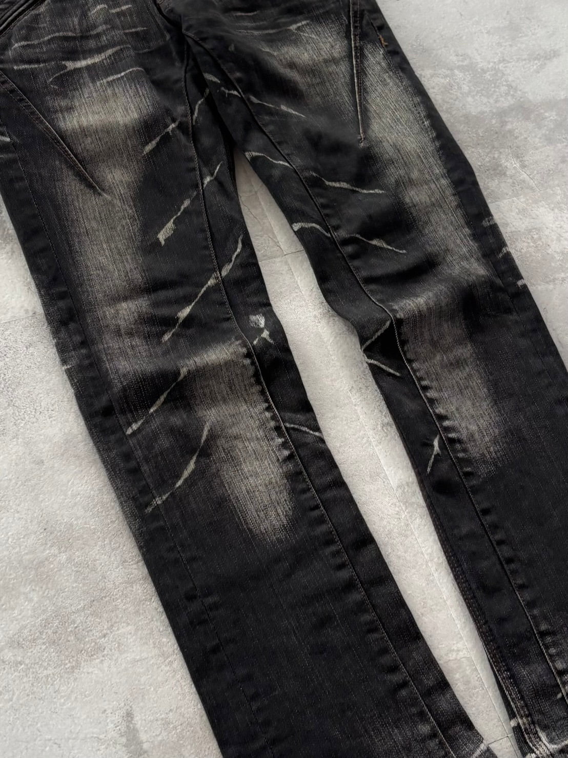 NICOLE CLUB SHADOW SCRATCH DENIM