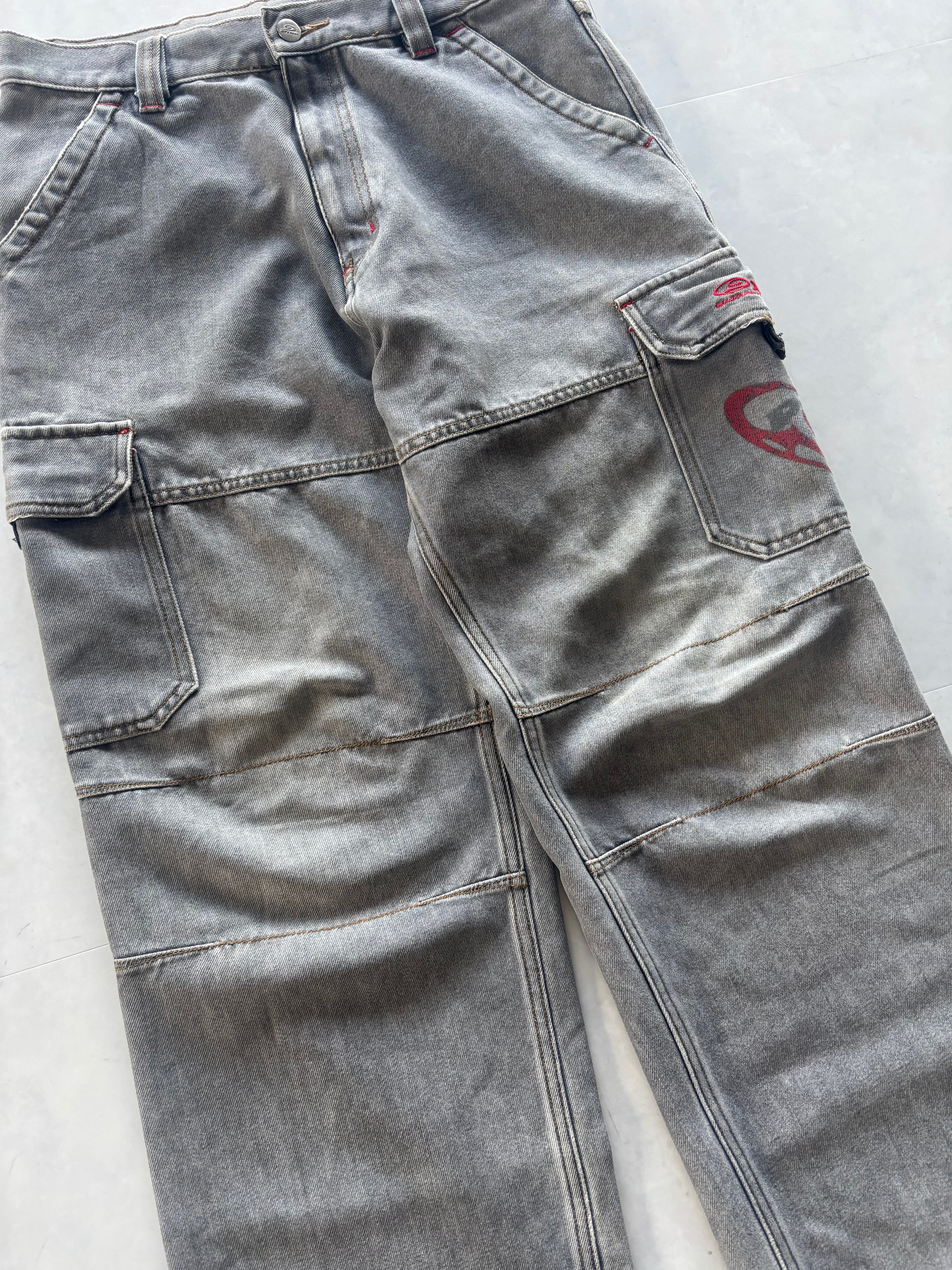 PIKO Multi-Stitch Work Cargo Denim