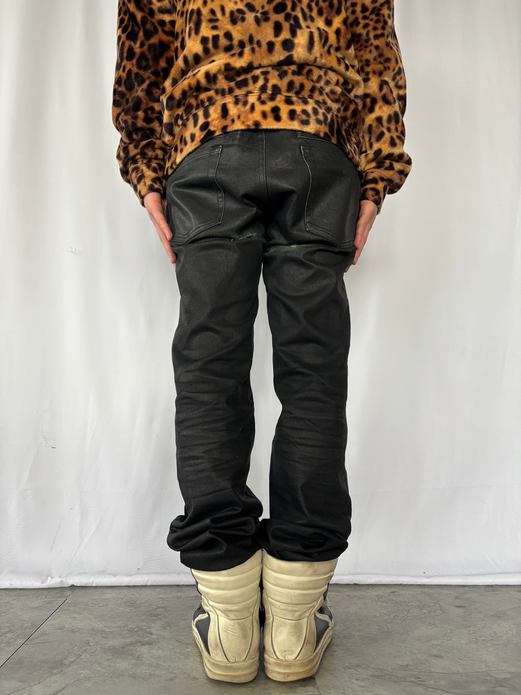 MARC JACOBS Coated Black Denim