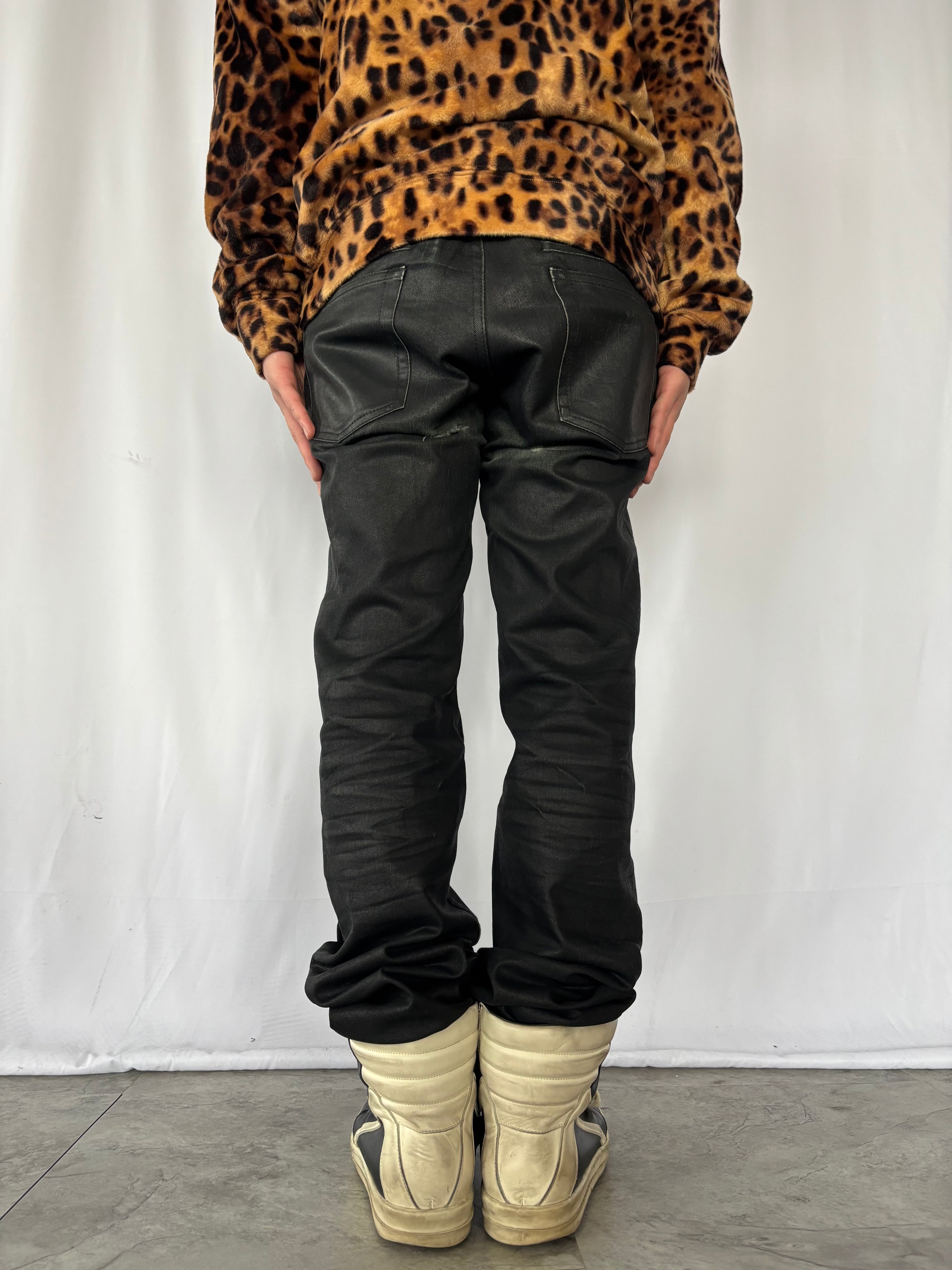 MARC JACOBS Coated Black Denim