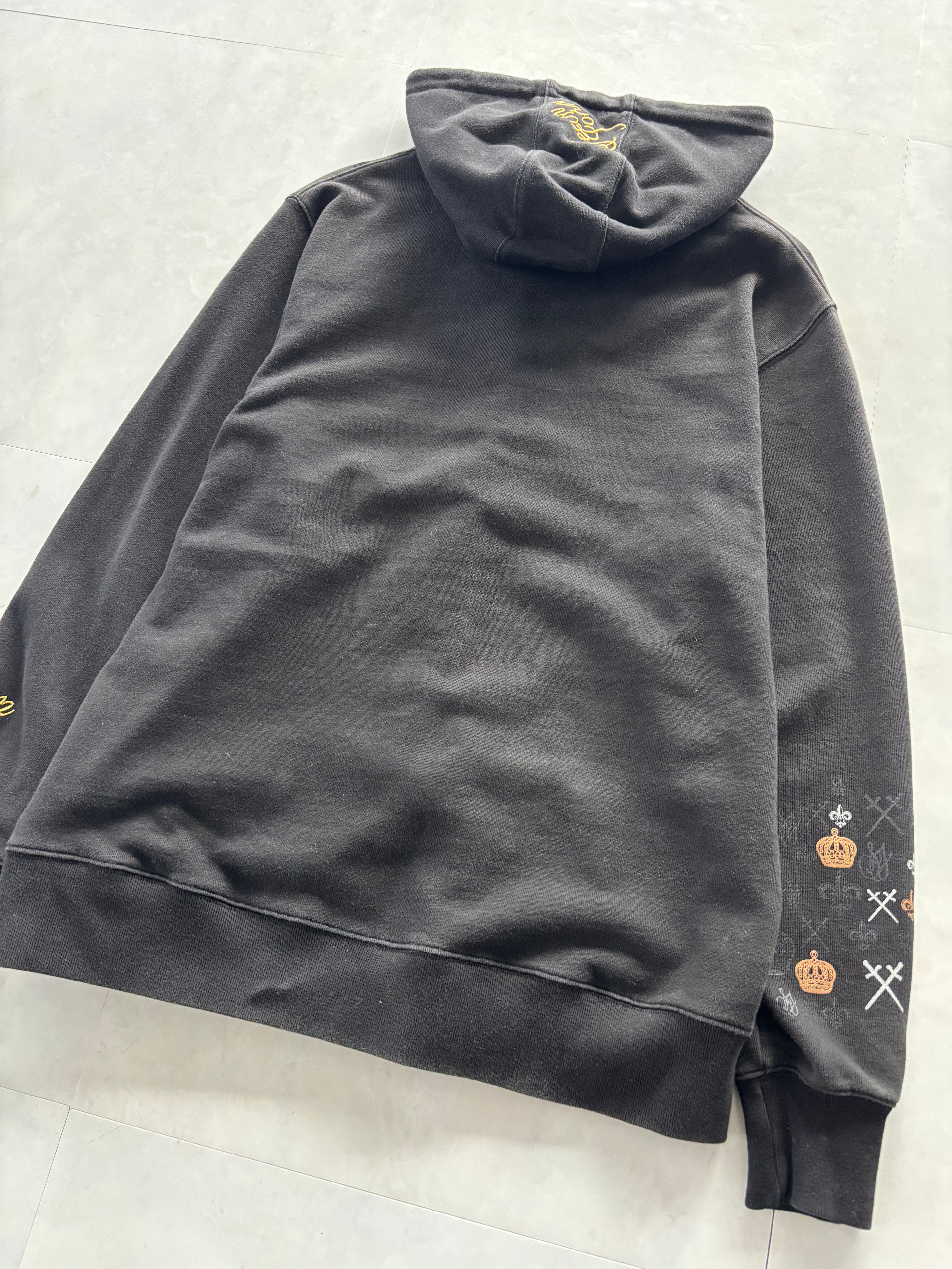 SEAN JOHN Royal Crest Embroidery Zip Hoodie